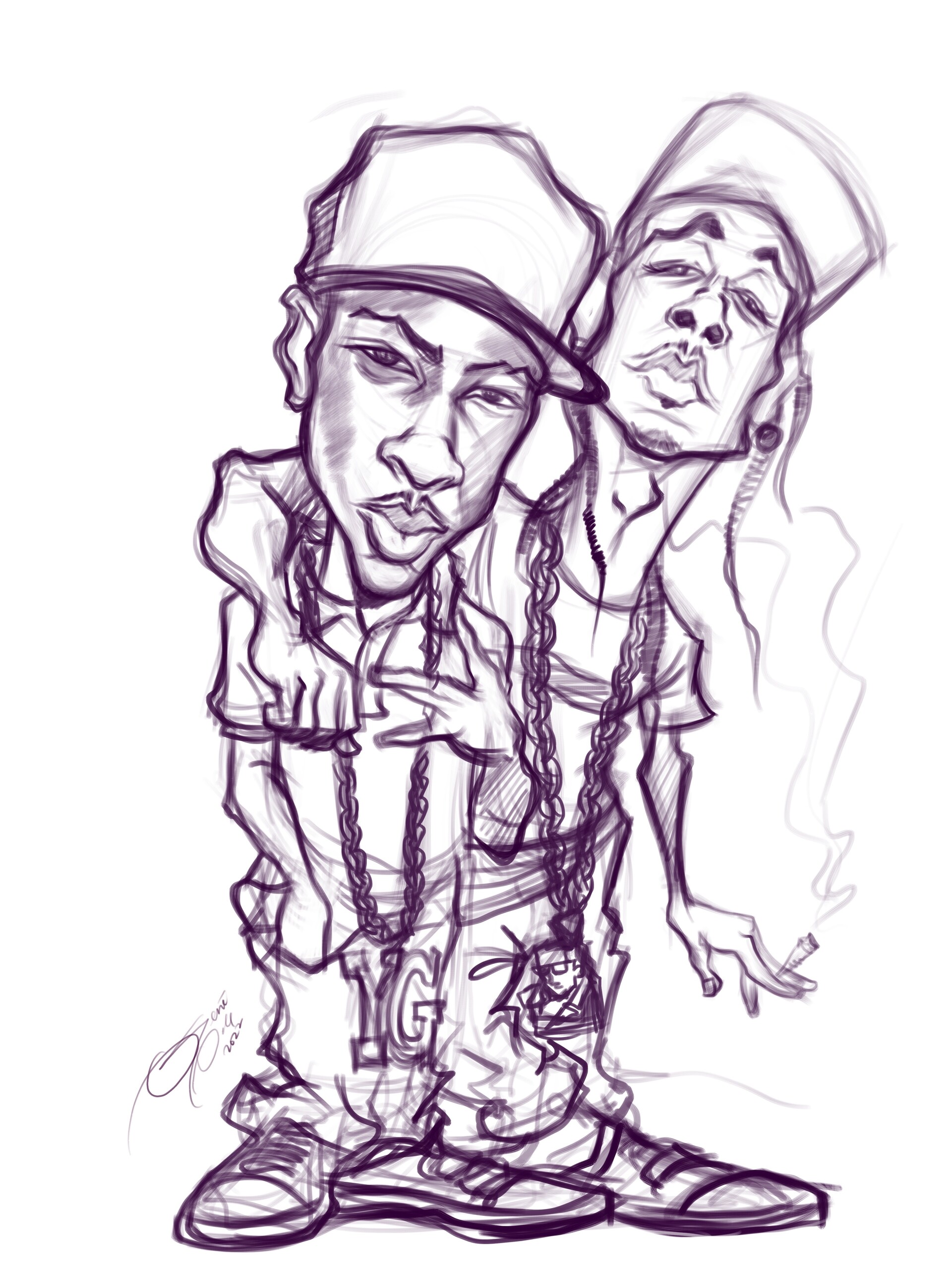 ArtStation - Geng ! YG and Nipsey