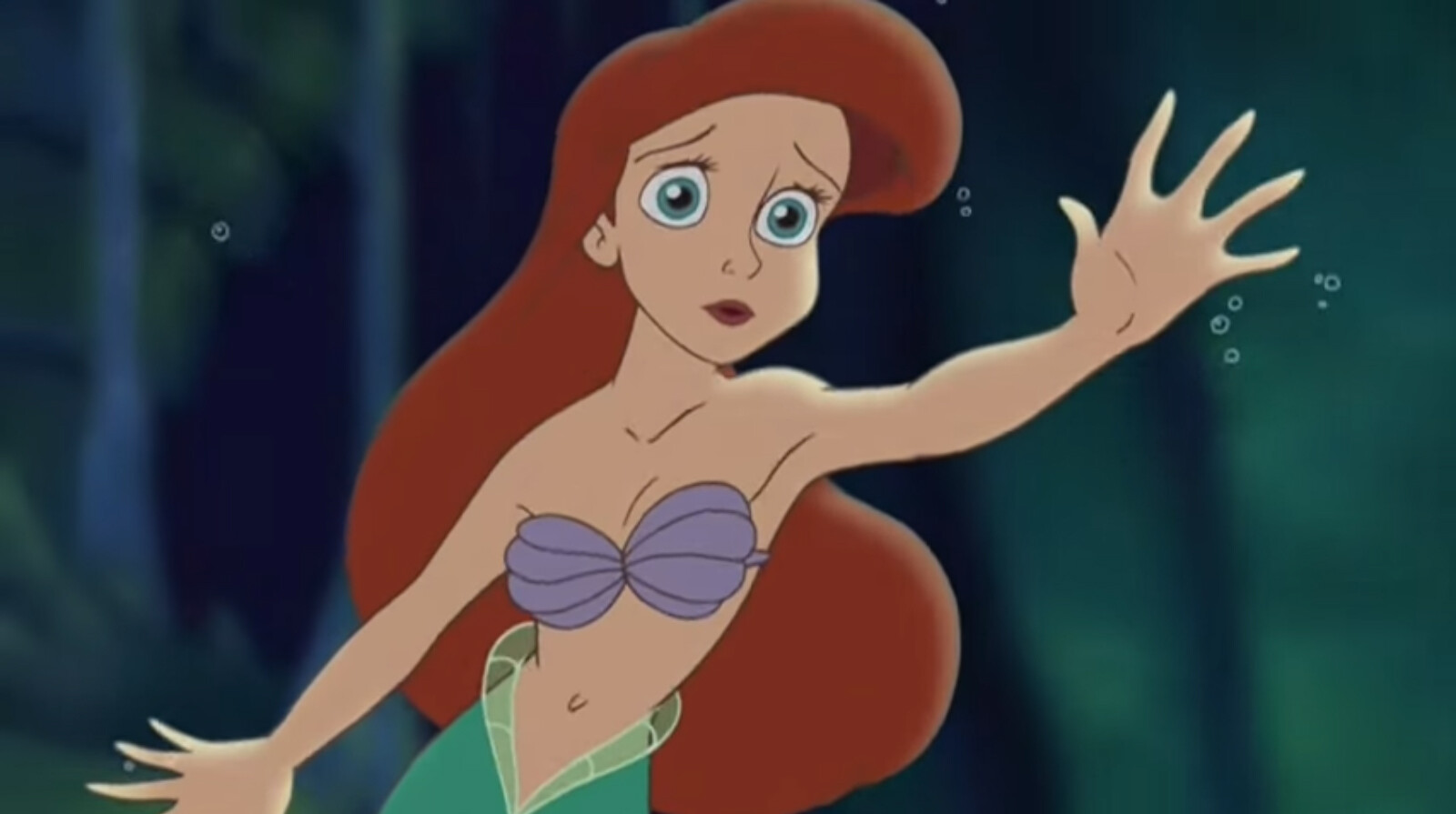 ArtStation Disney. Animated on Ariel in 'The Little Mermaid Return