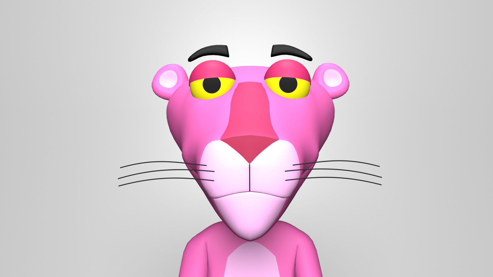 ArtStation - Pink Panther 3D Model