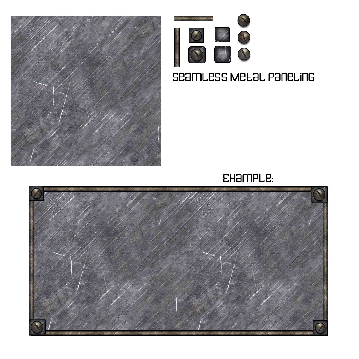 One of several tileable assets made to work with the multi-resolution functionality of the game