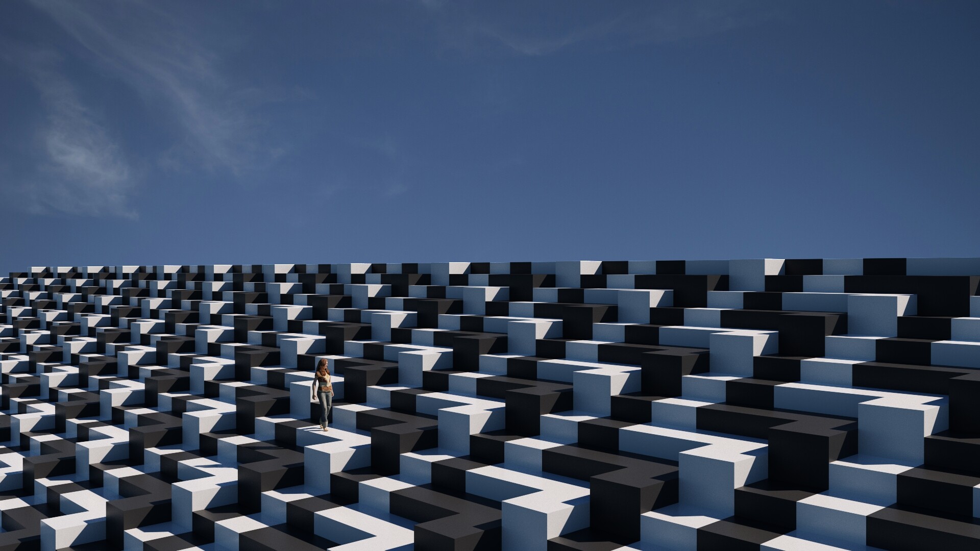 ArtStation - Stairs (Space-filling structure, periodic)