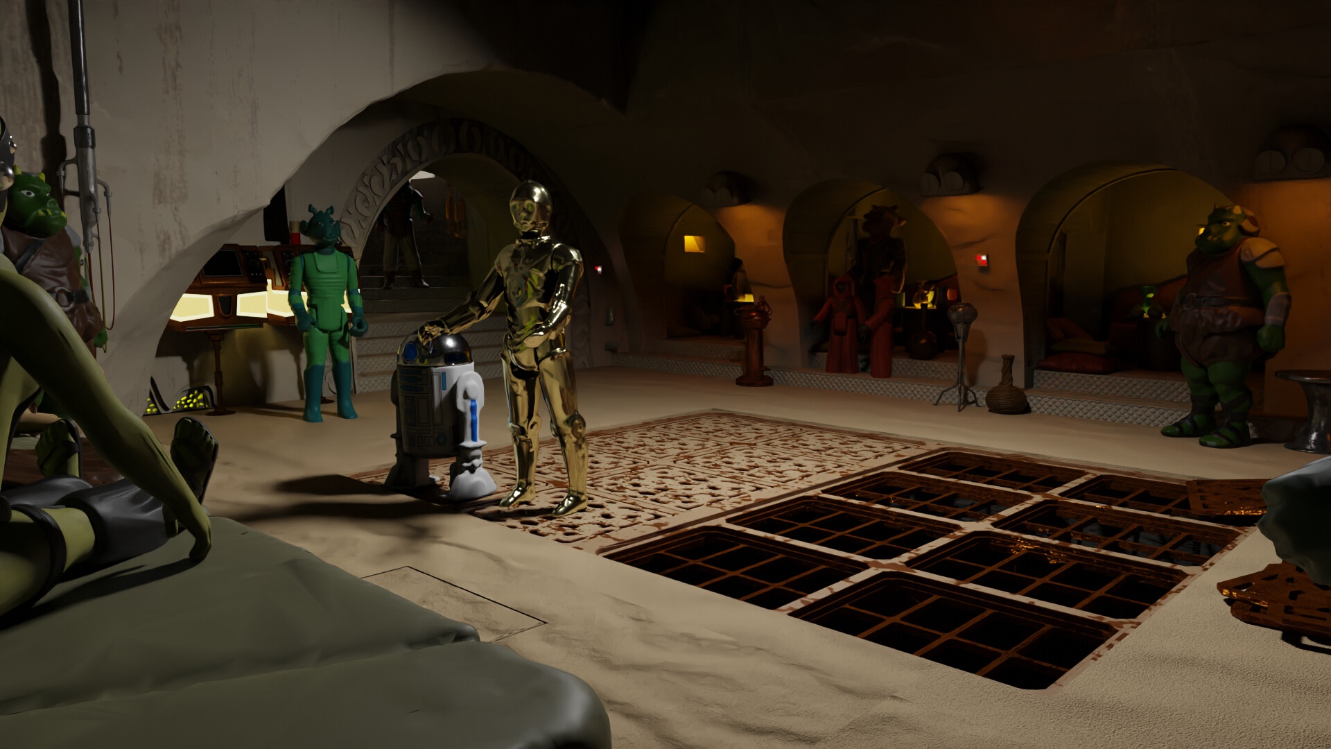 Luke Massassi - Jabba's Throne Room Area from Return of the Jedi