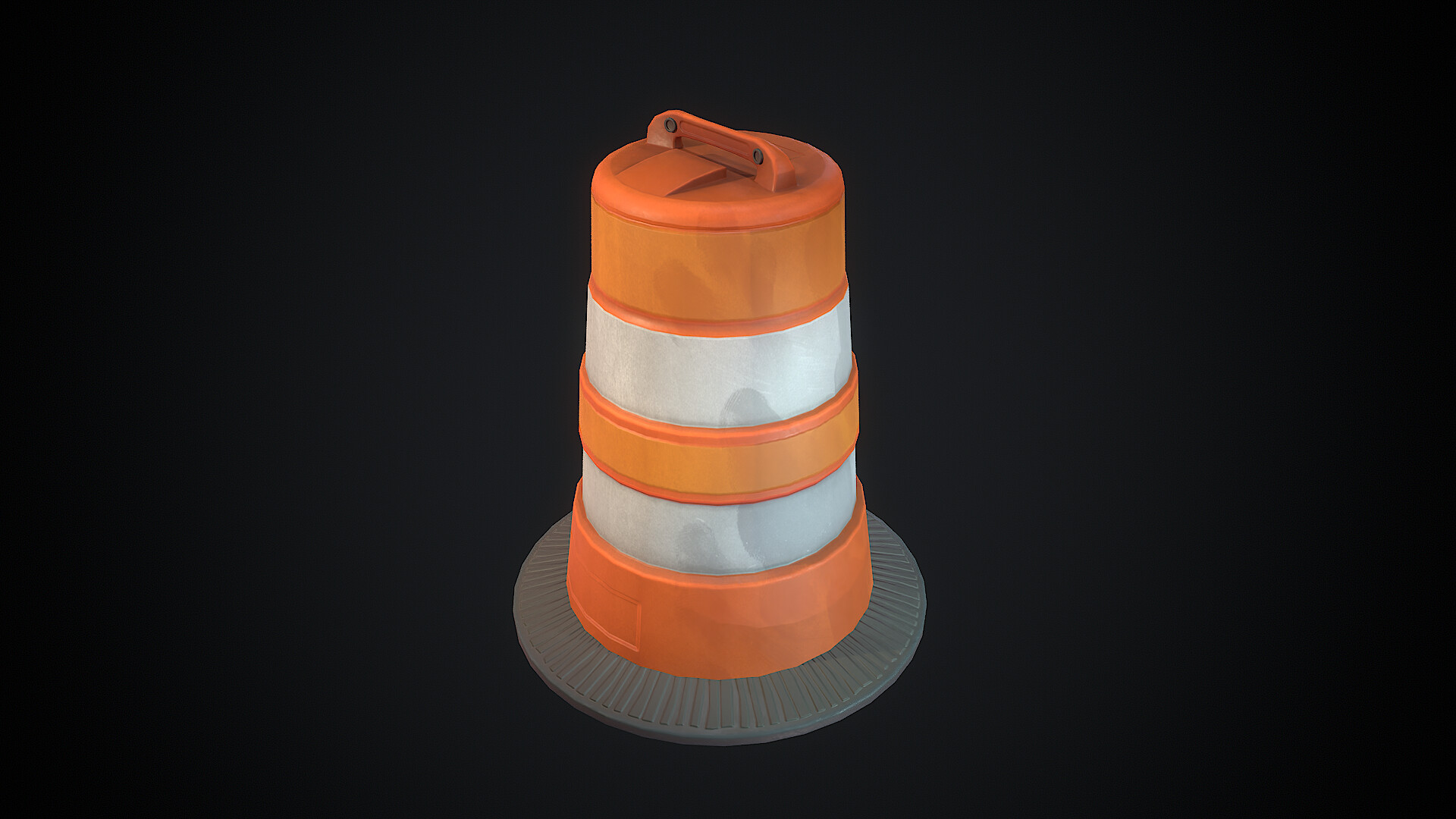 ArtStation Stylized Traffic Cone
