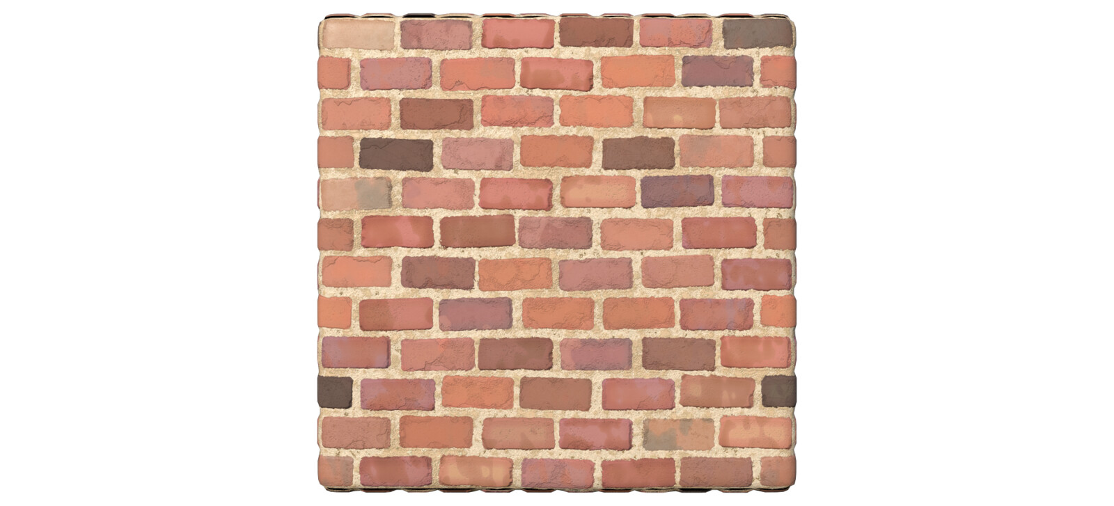 one tile of bricks