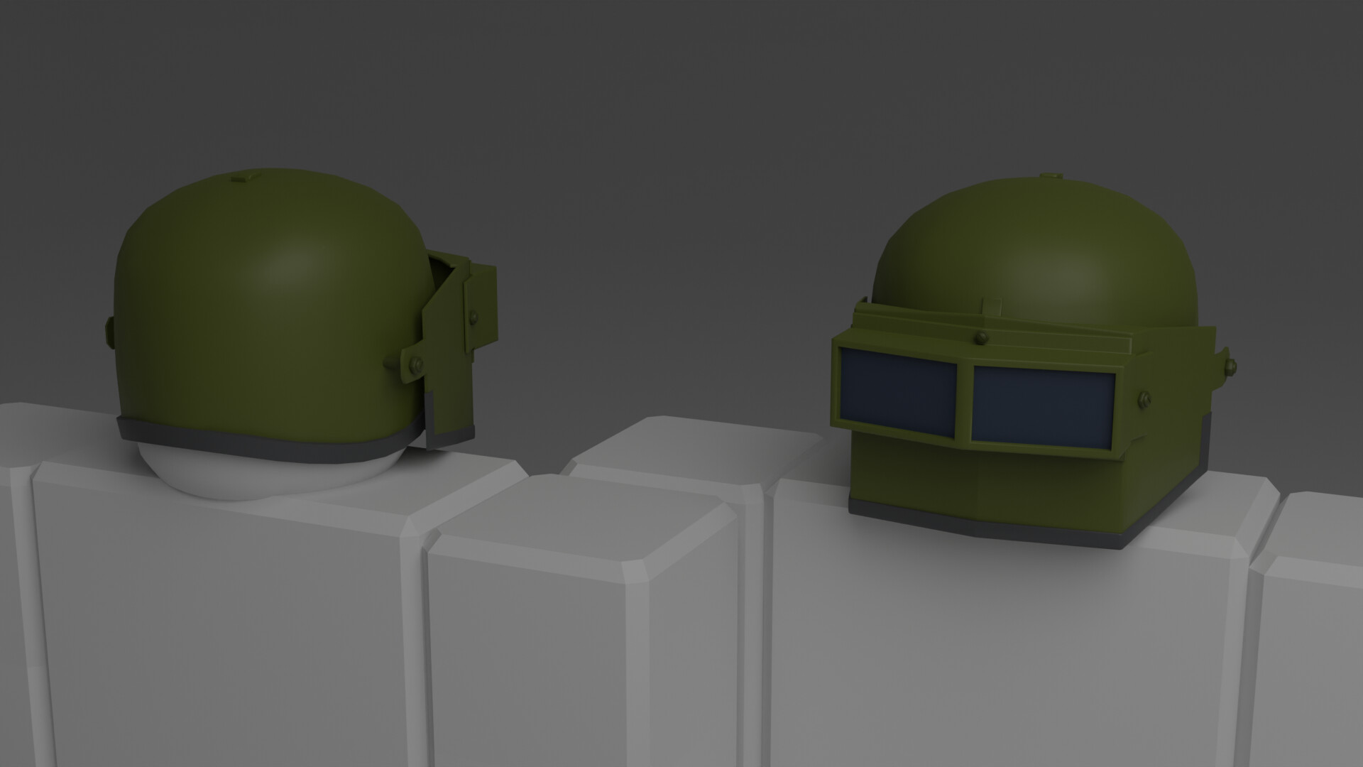 Artstation Coalition Helmet Army Green Roblox R15 Character