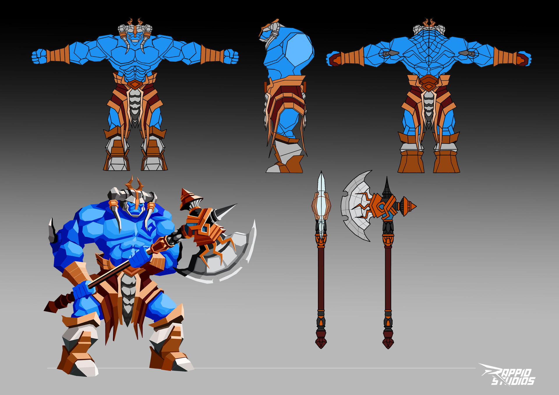 ArtStation - Axeman concept