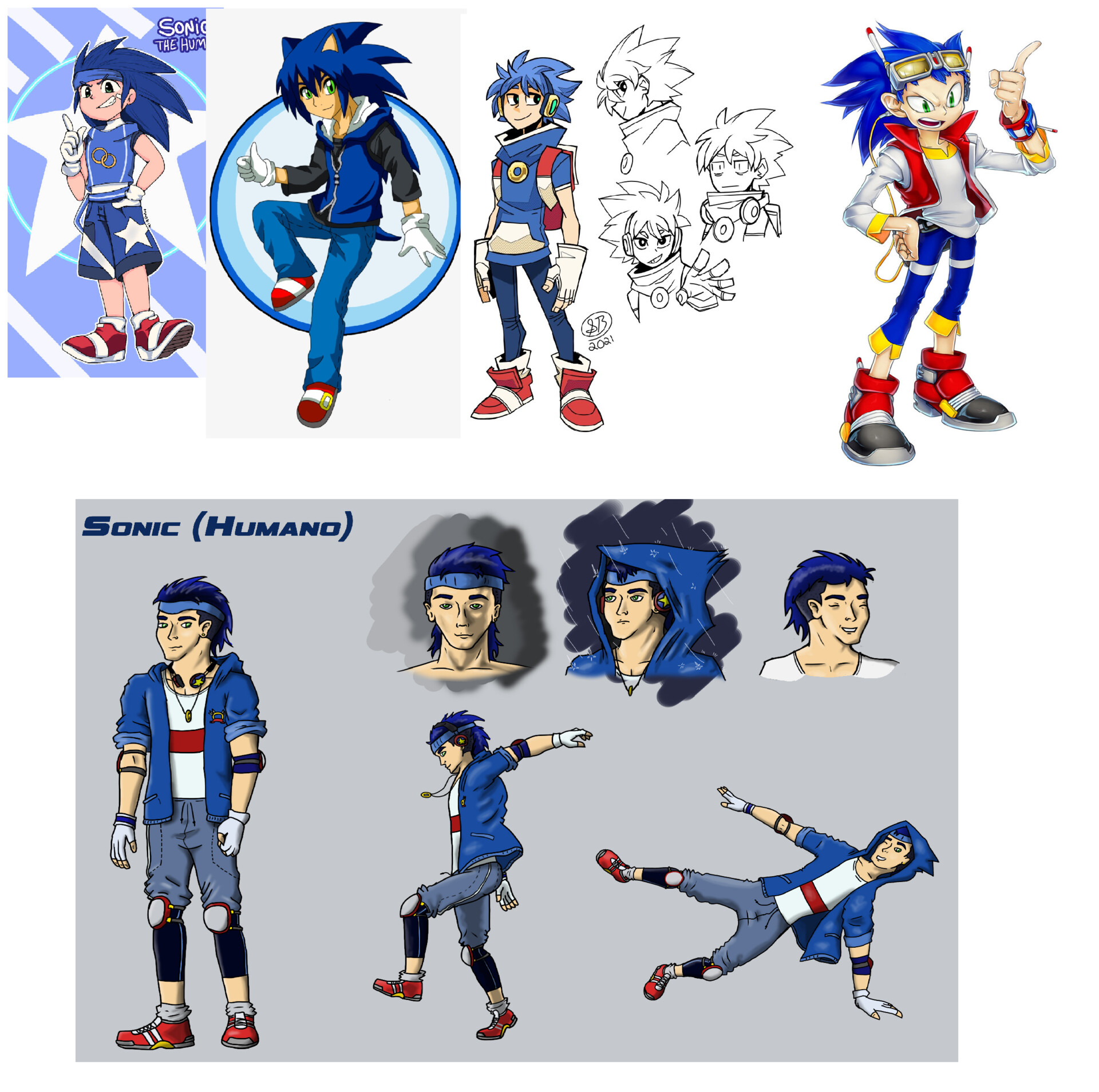 ArtStation - Sonic the Hedgehog - Humanized Characters