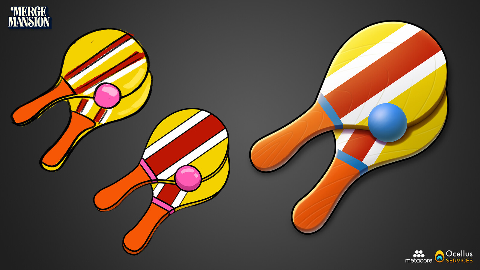 Ocellus SERVICES Merge Mansion Casey and Skatie Beach Toys