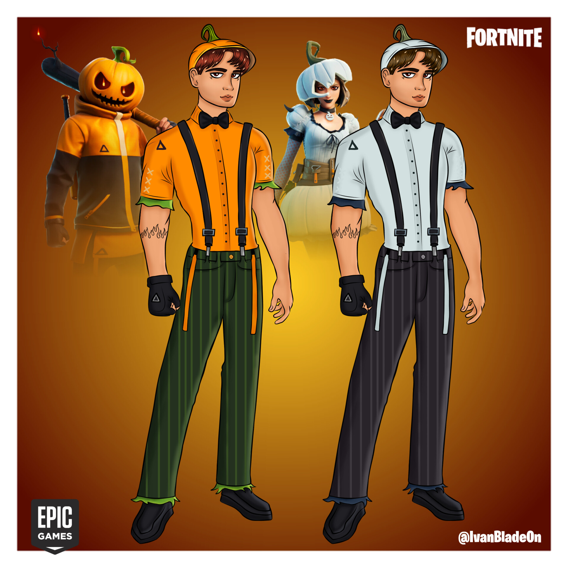 PUNK 2.0 🎃 Version of Chapter 3 in Fortnite! 🔥 SKIN CONCEPT.
