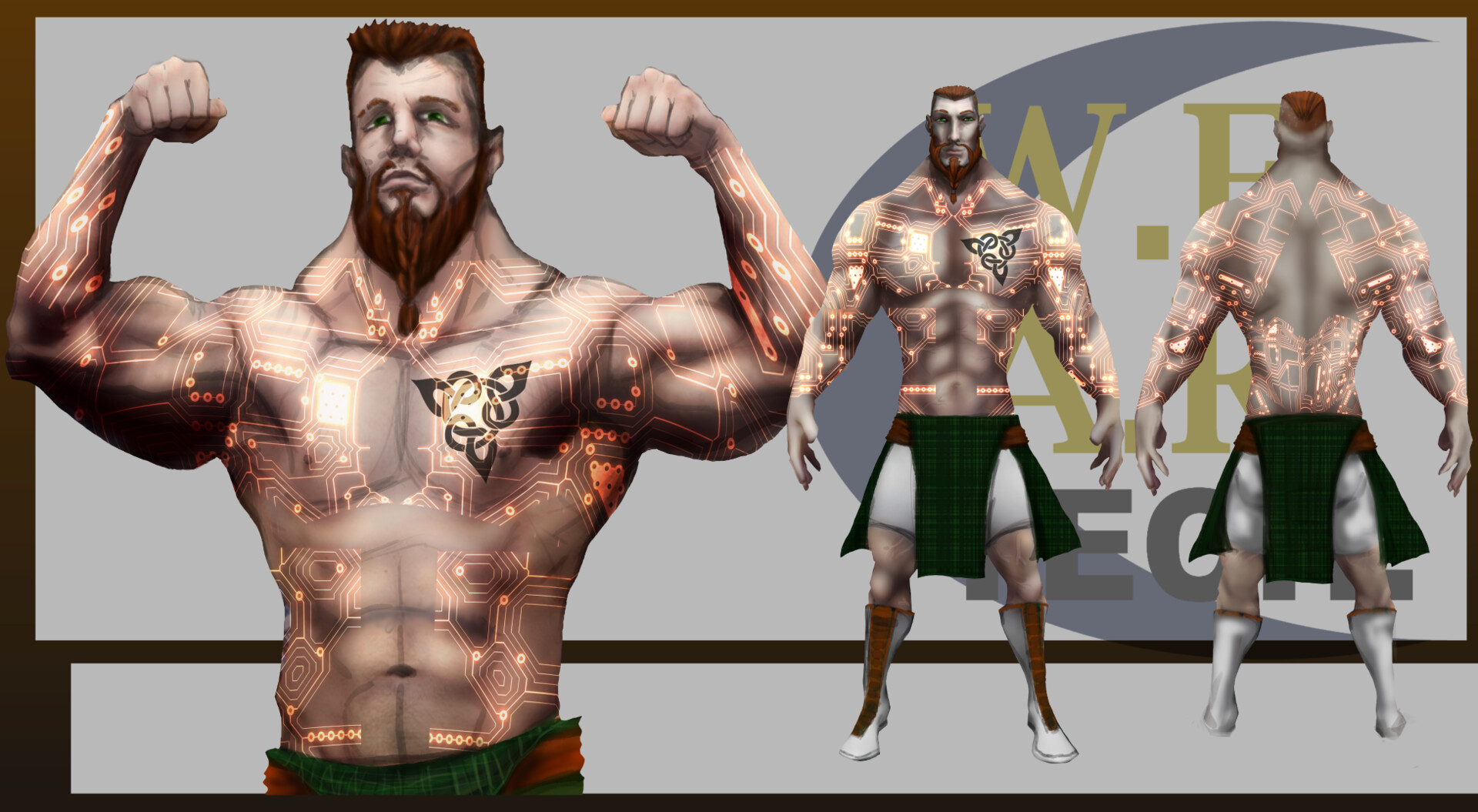 Artstation weartech fighter