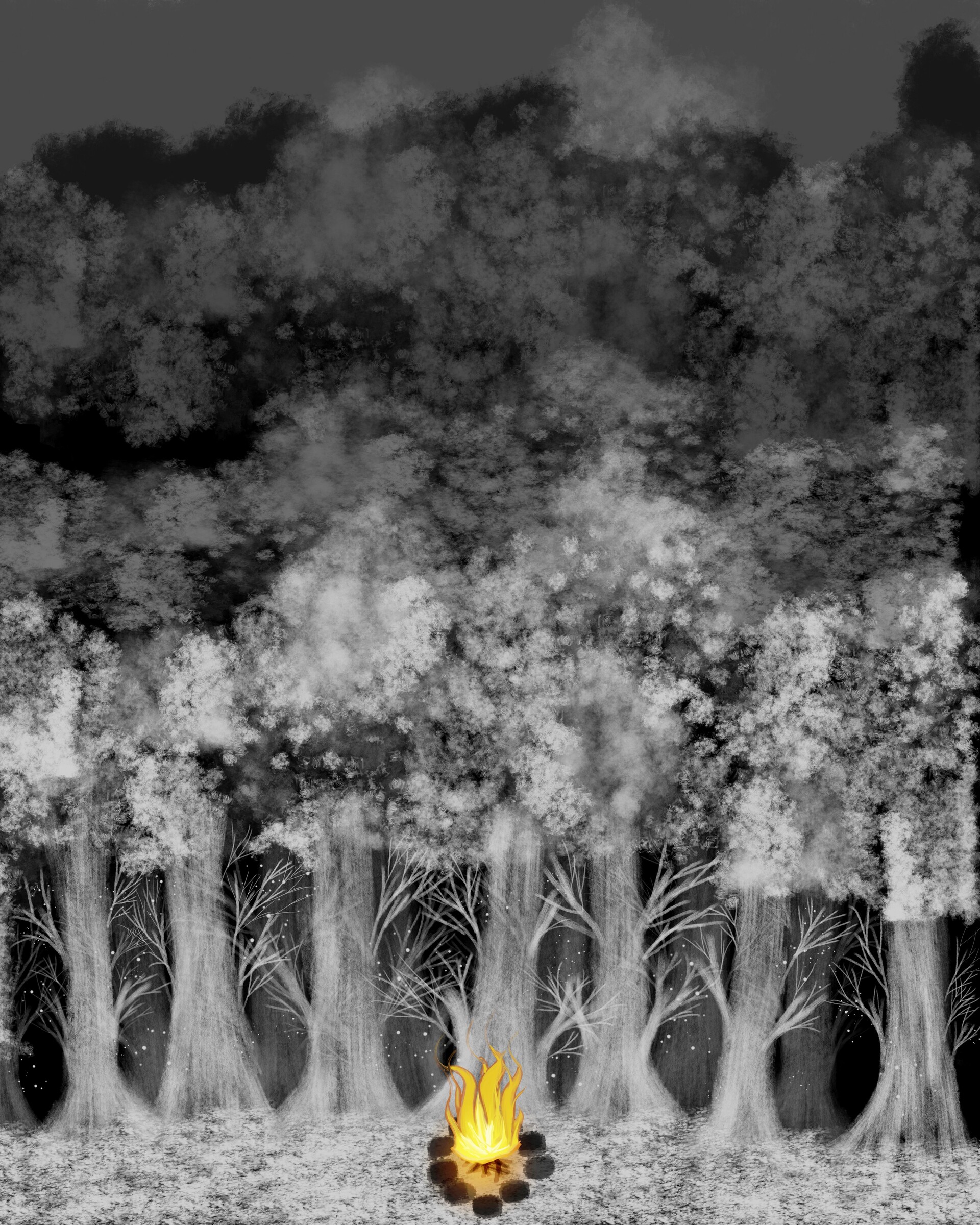 ArtStation Snowy Forest artstation-snowy-forest