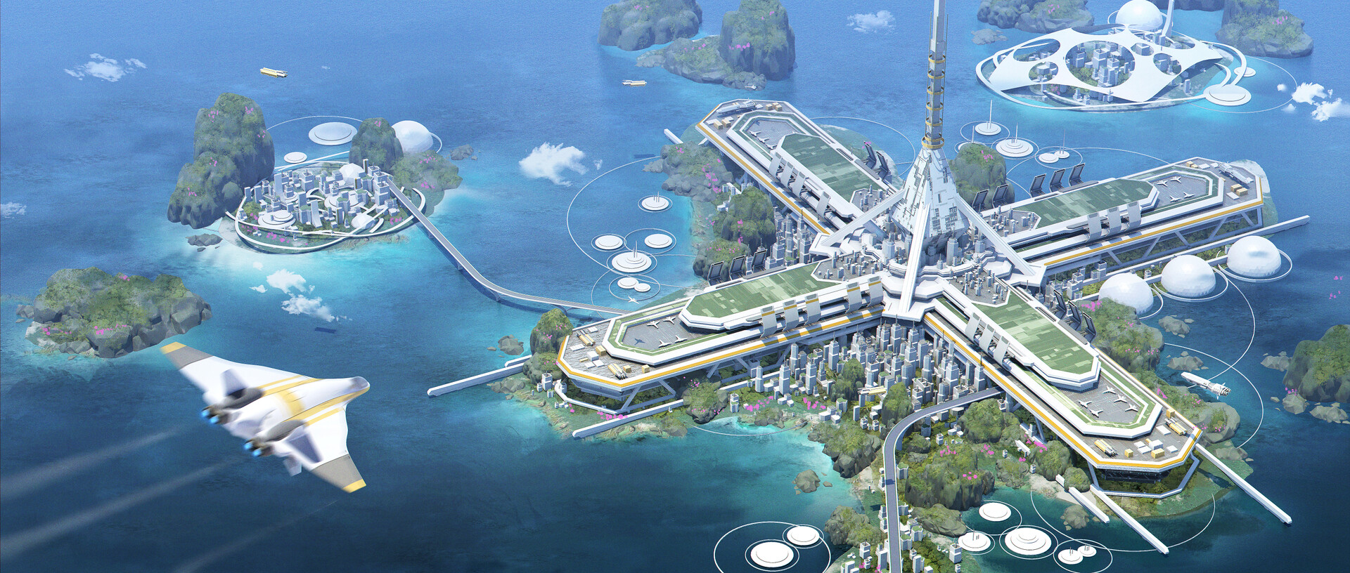 ArtStation Island city