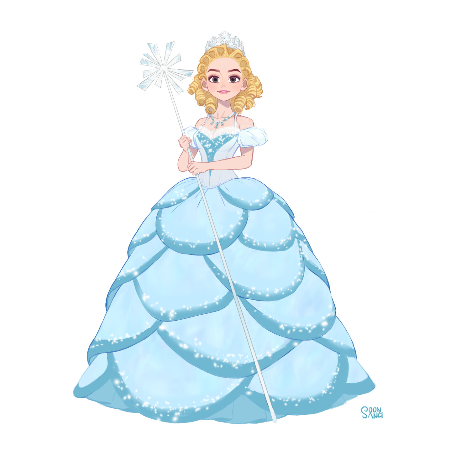 Artstation wicked glinda the good witch of the south