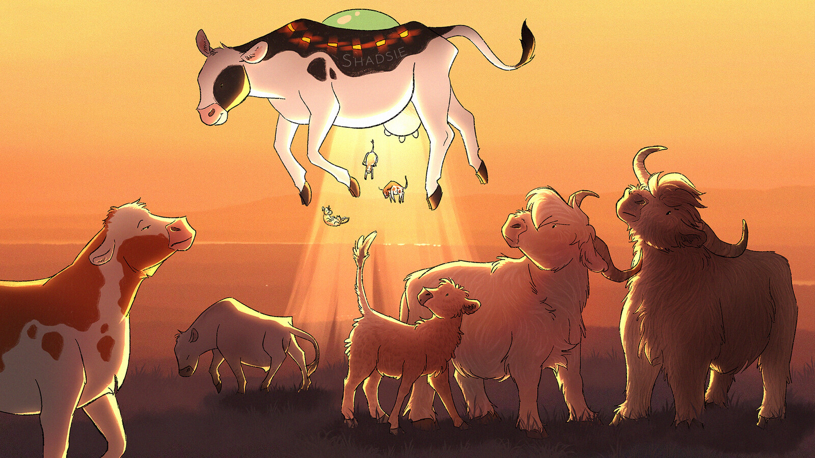 final illustration - alternative title 'Holy Cow'