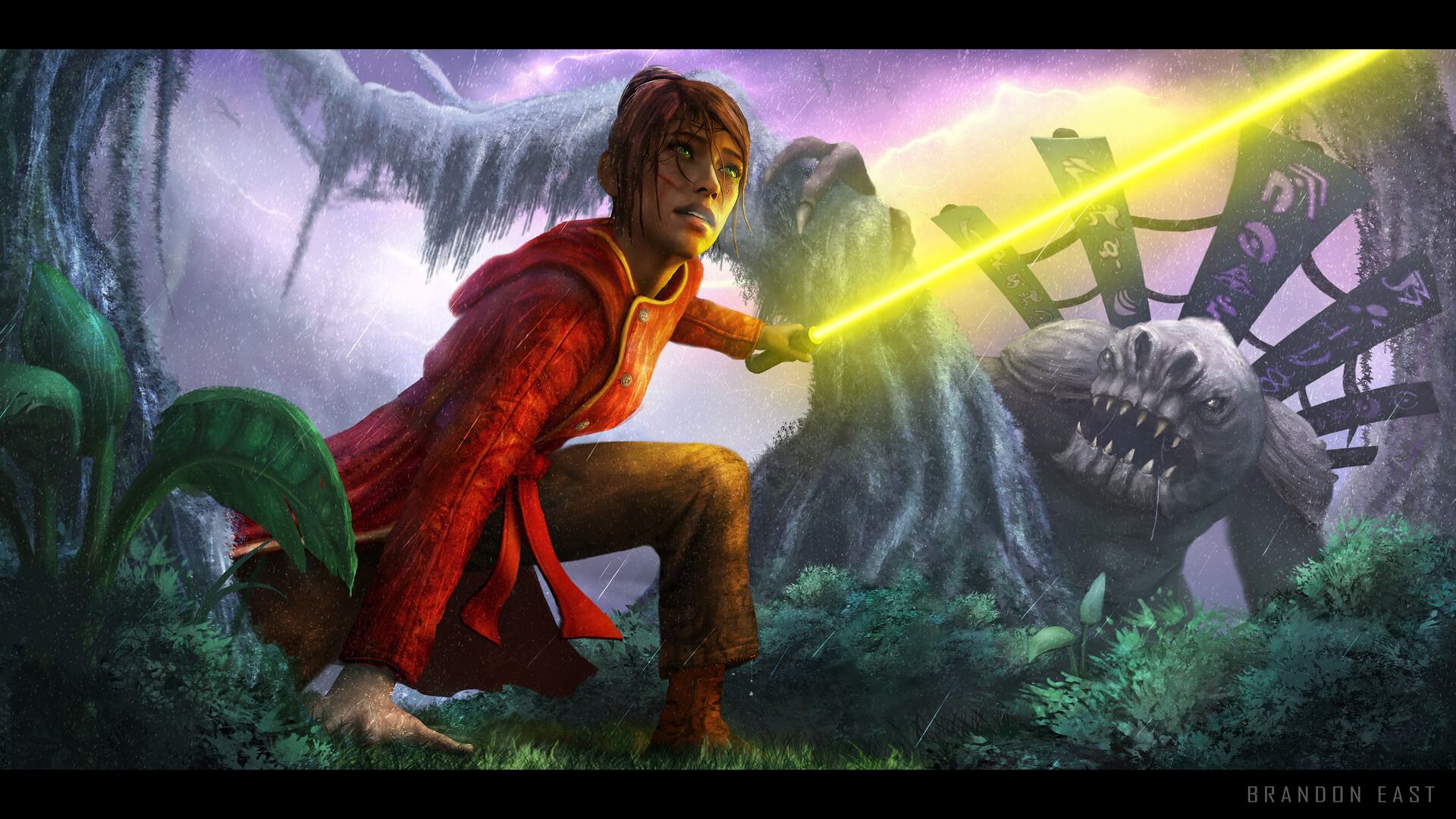 ArtStation Jedi on Dathomir