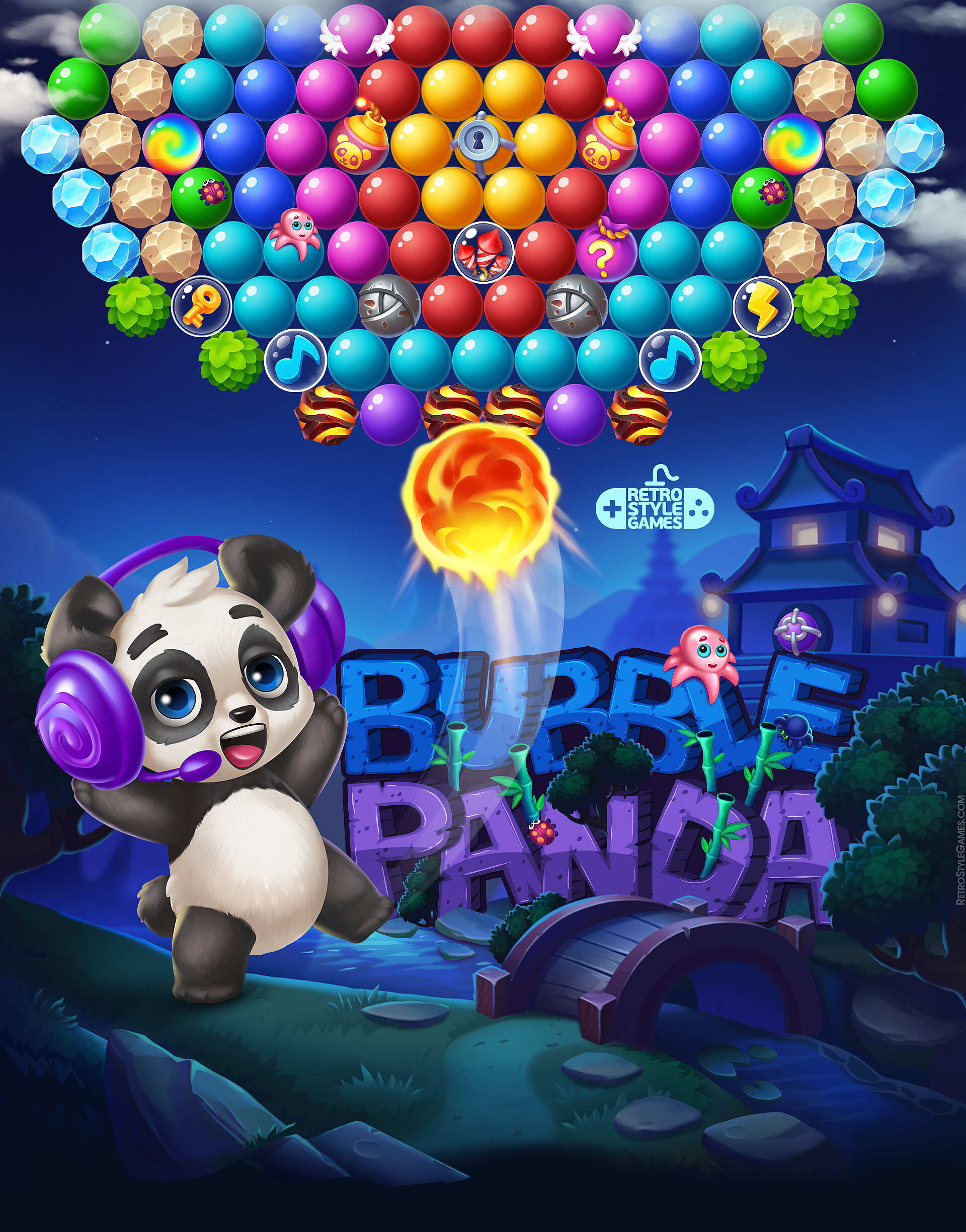 Bubble shooter game Design on Behance