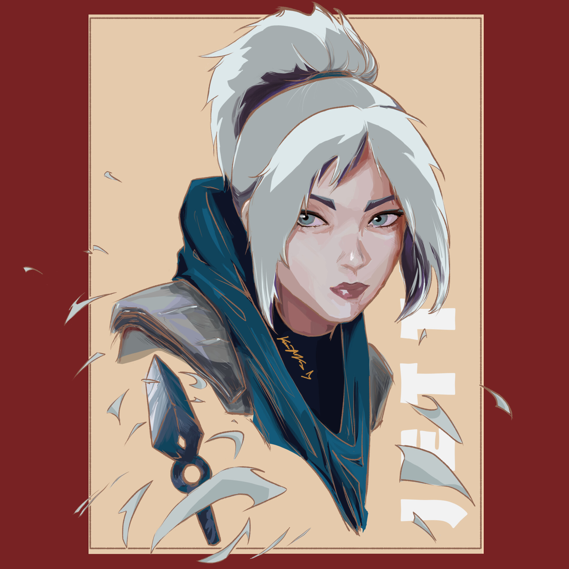 Artstation fan art series valorant