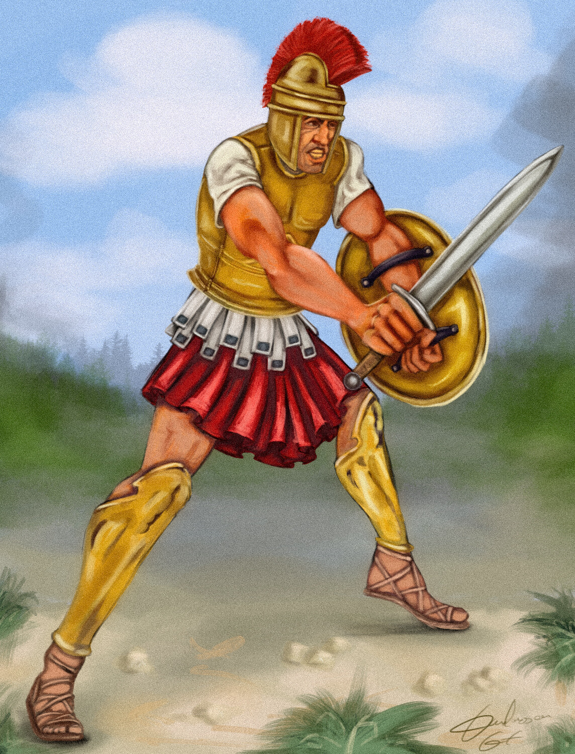 ArtStation OC Greek