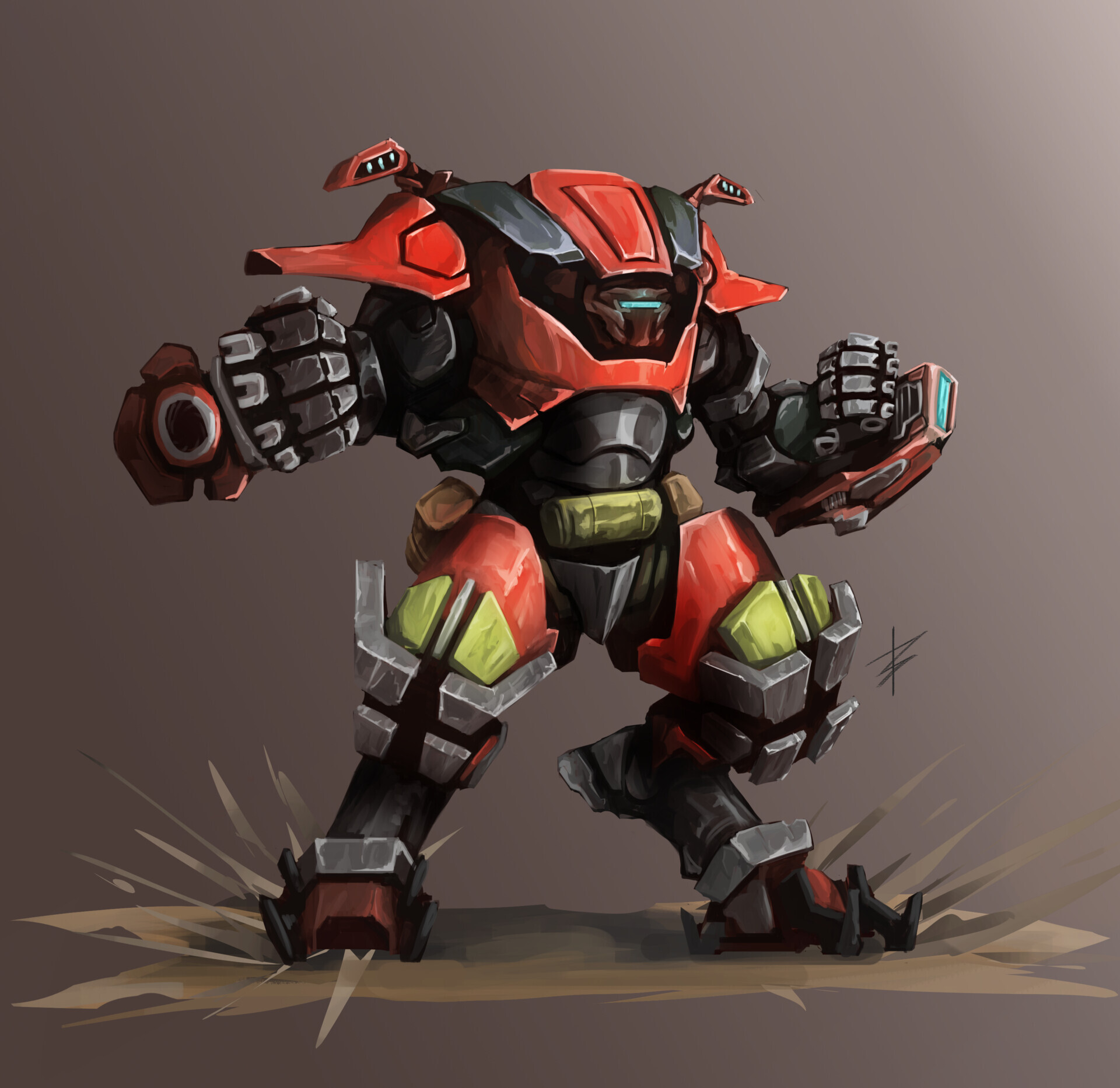 ArtStation Anthem Javelin design 3
