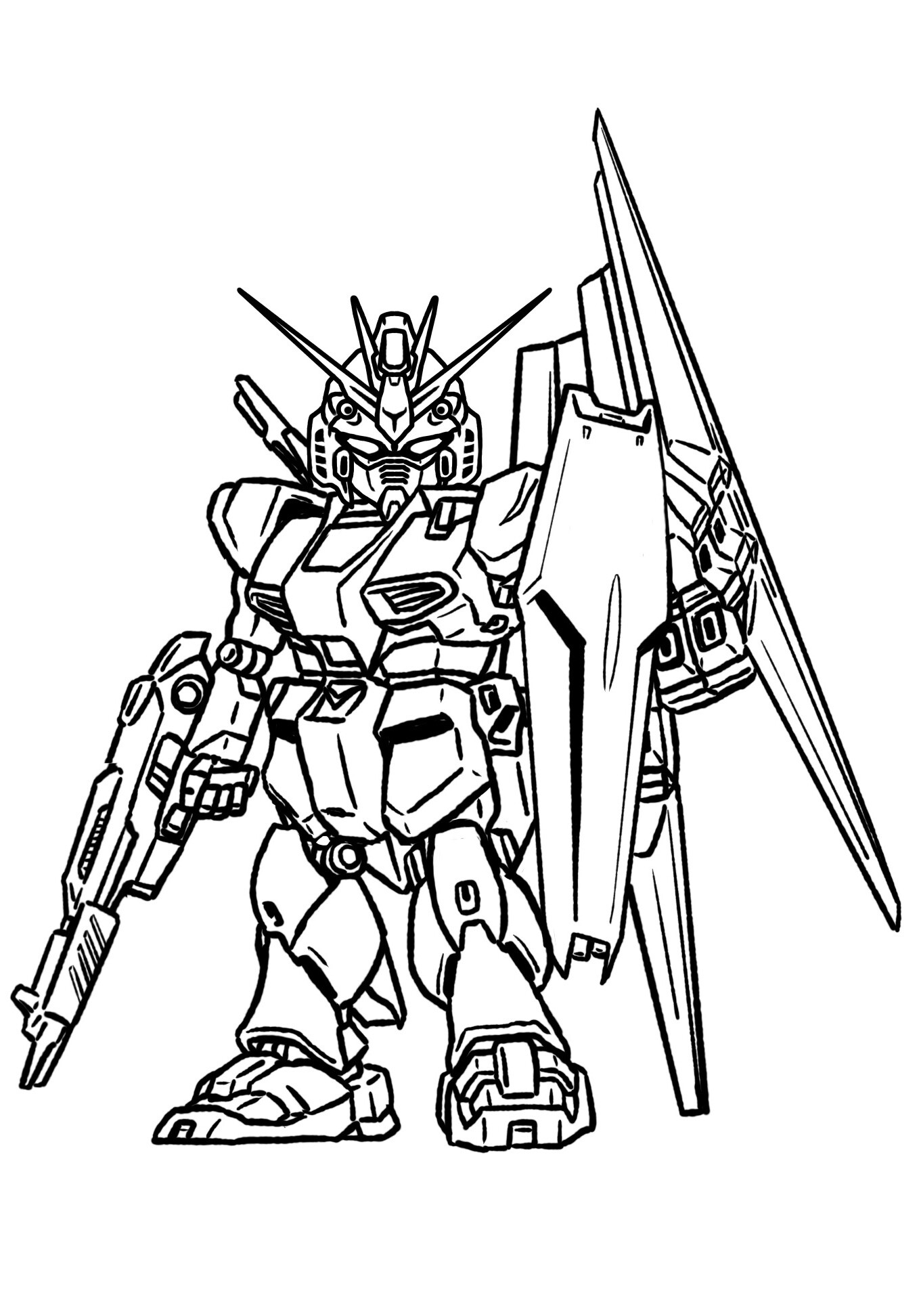 coloring pages gundoms