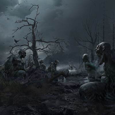 ArtStation - Banshee of the Swamp.