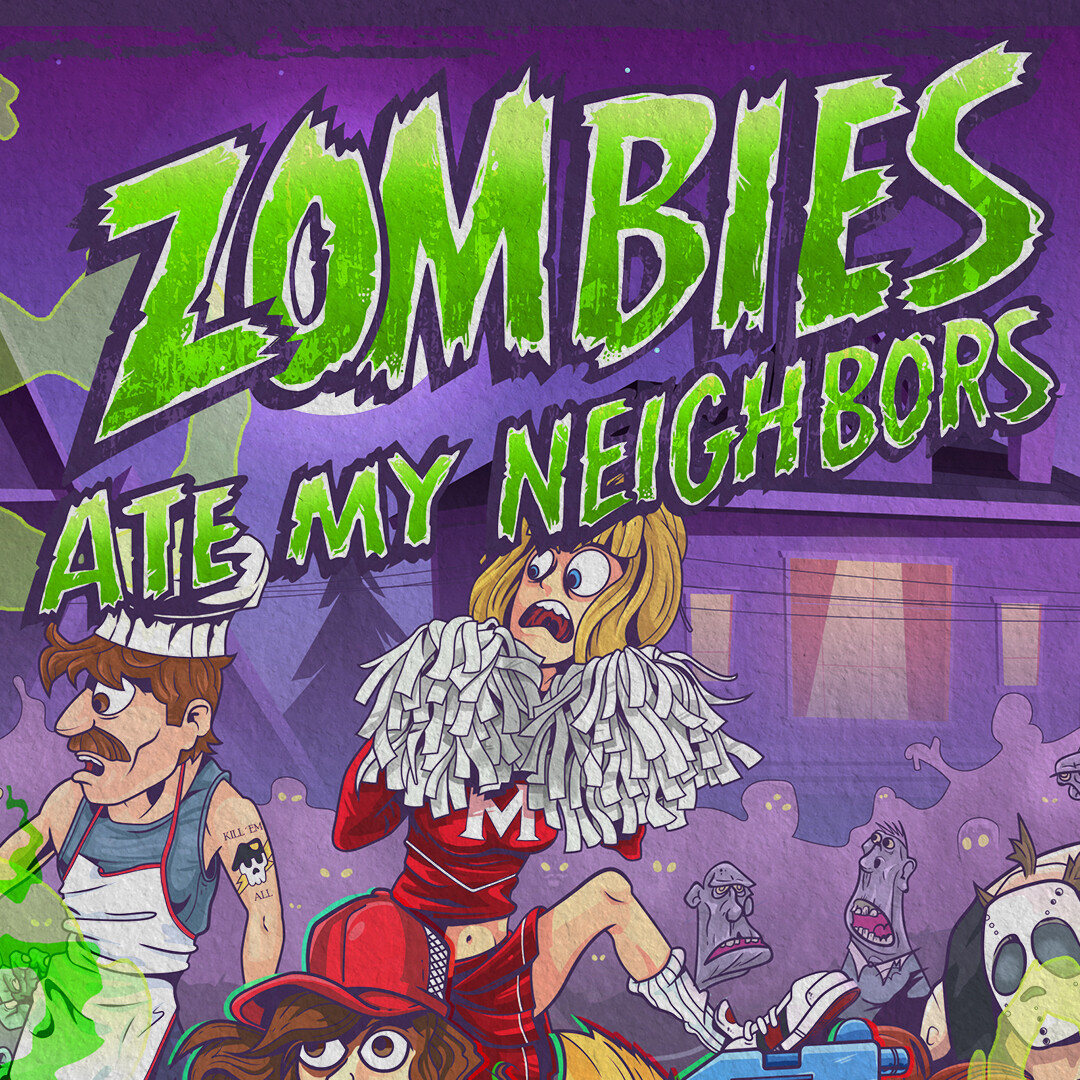 ArtStation - Zombies Ate My Neighbors