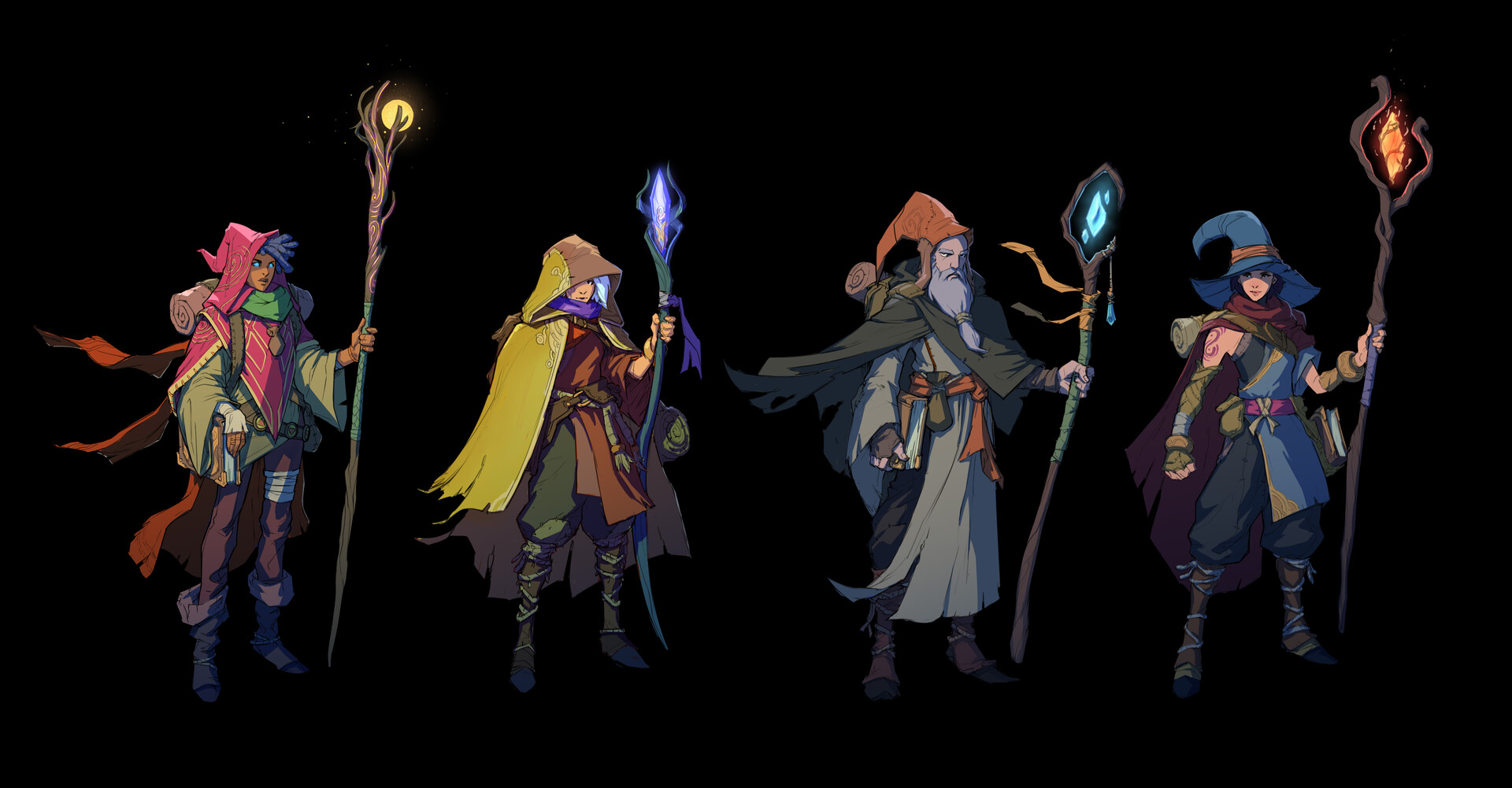 ArtStation Canceled Wizard Survival Game Thumbnails and Sketches