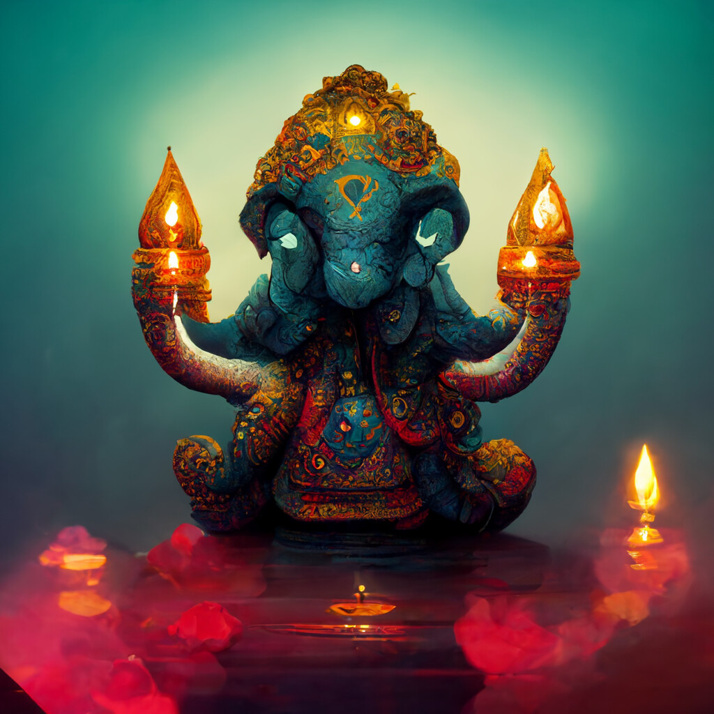 ArtStation - lord Ganesha from Indian mythology