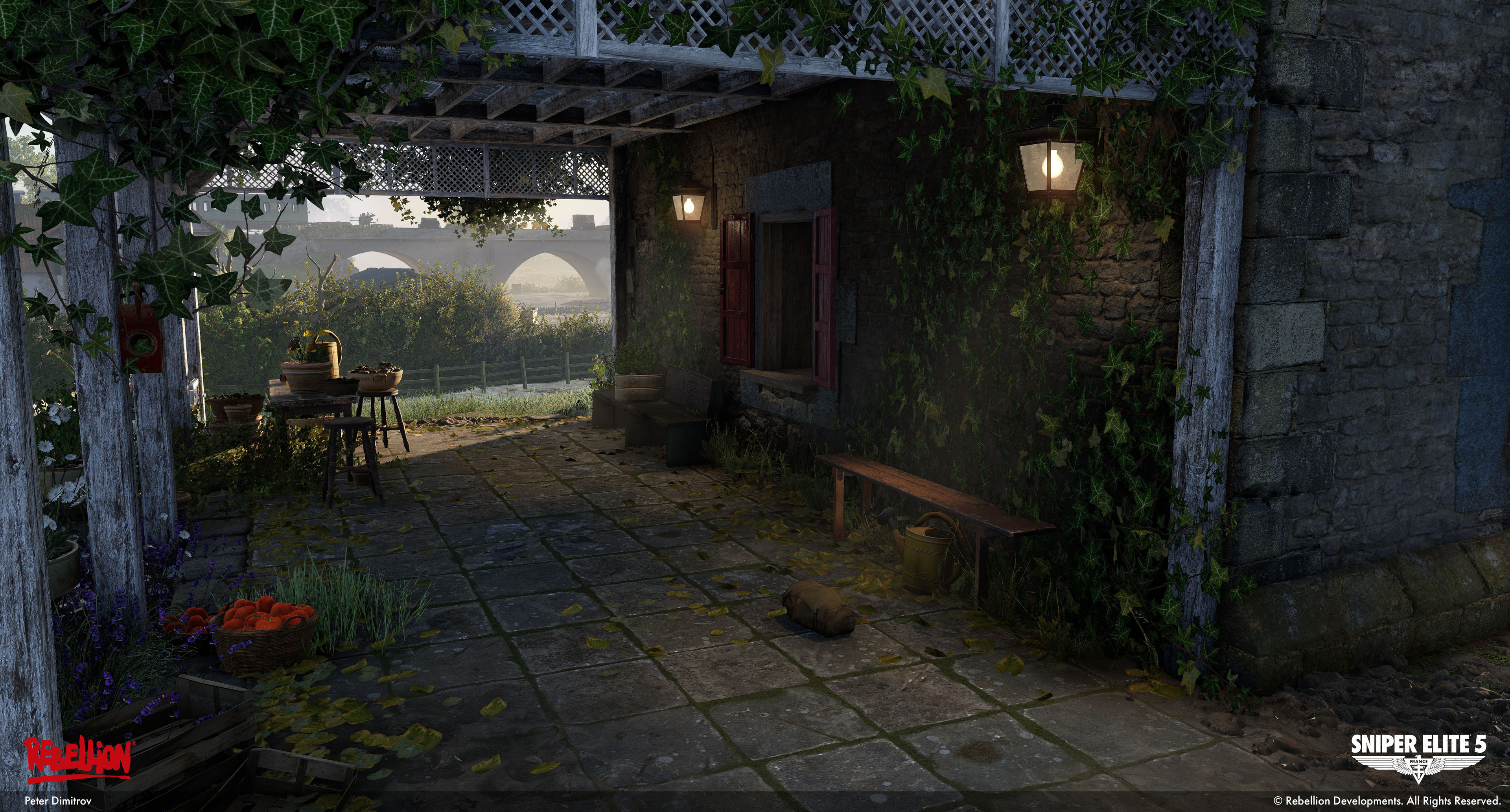 Interiors of all buildings can be seen in another album.