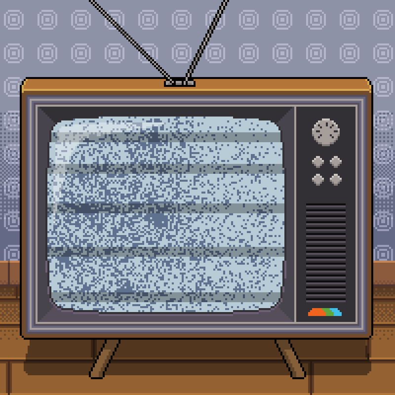 ArtStation - Retro Tv Pixel Art Animation