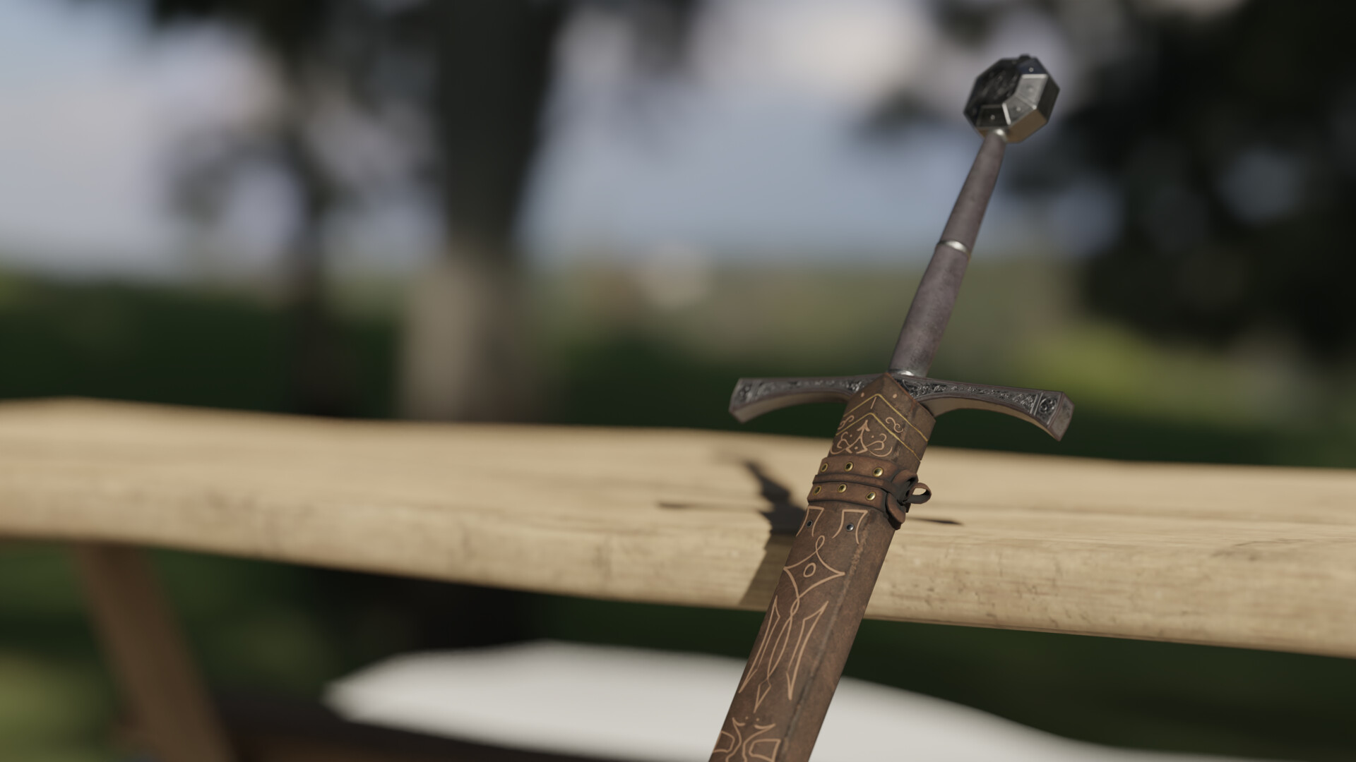 ArtStation - Vector Design Of Interlocked Medieval Swords