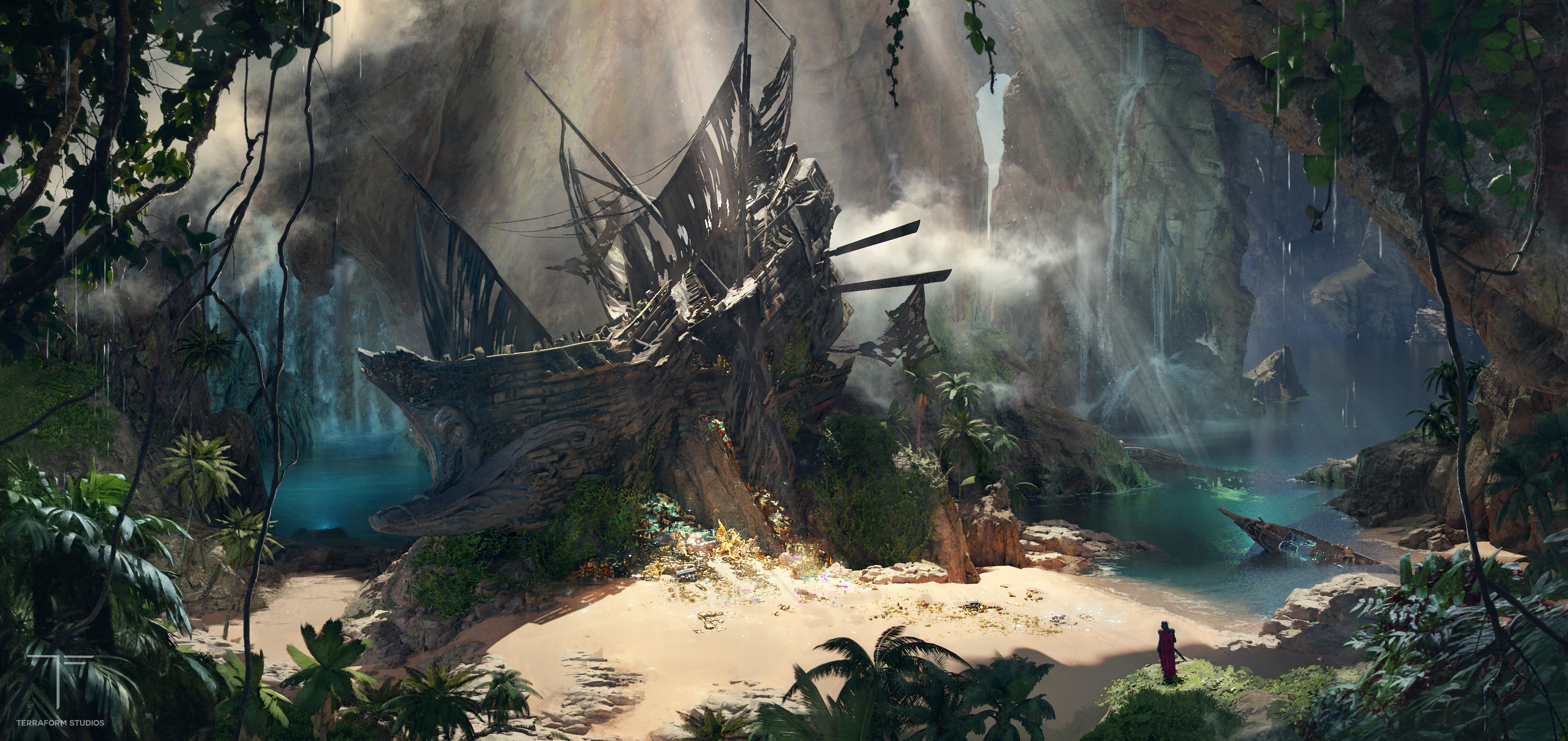 ArtStation - Pirate Cove