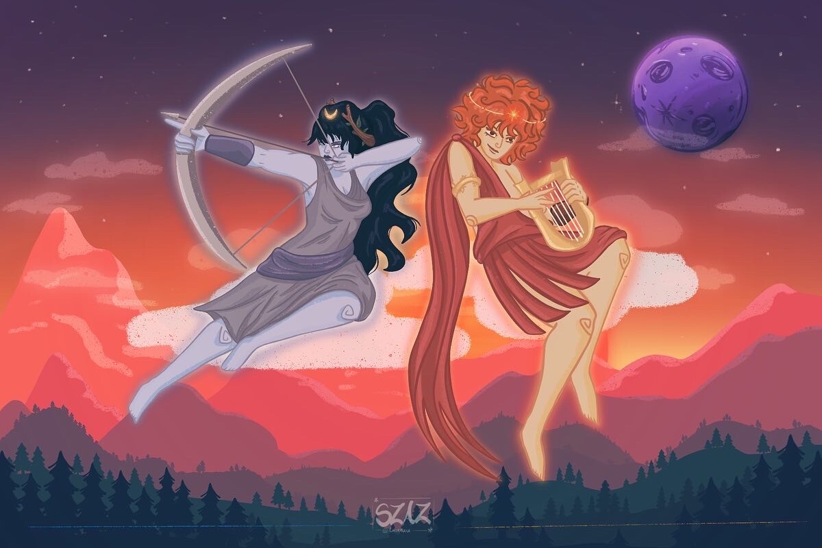 ArtStation Artemis and Apollo