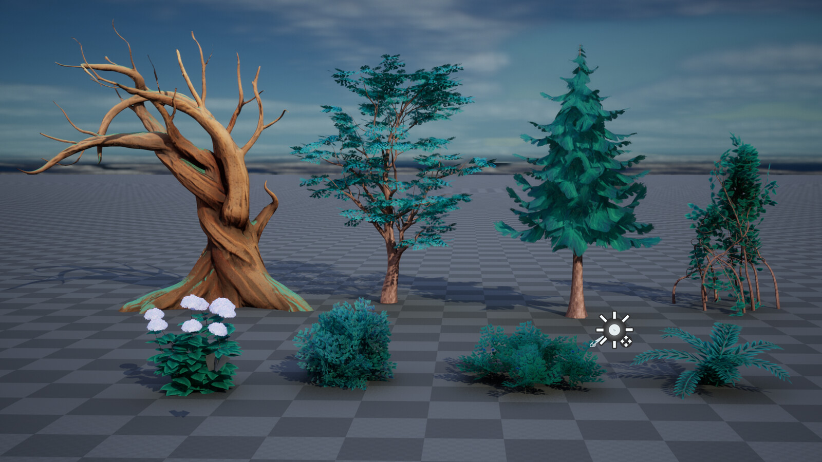 Assets made with Speedtree