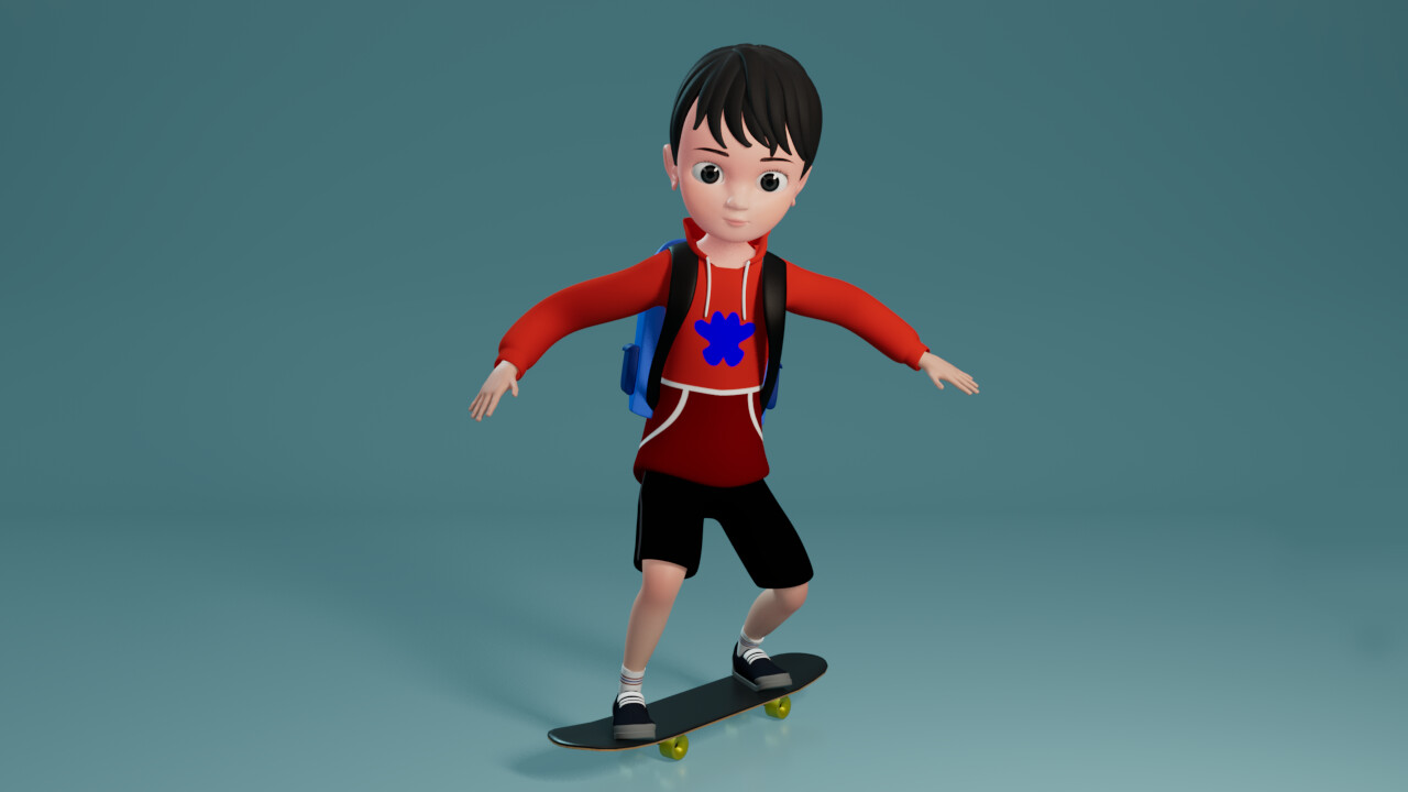 ArtStation Skate Boy