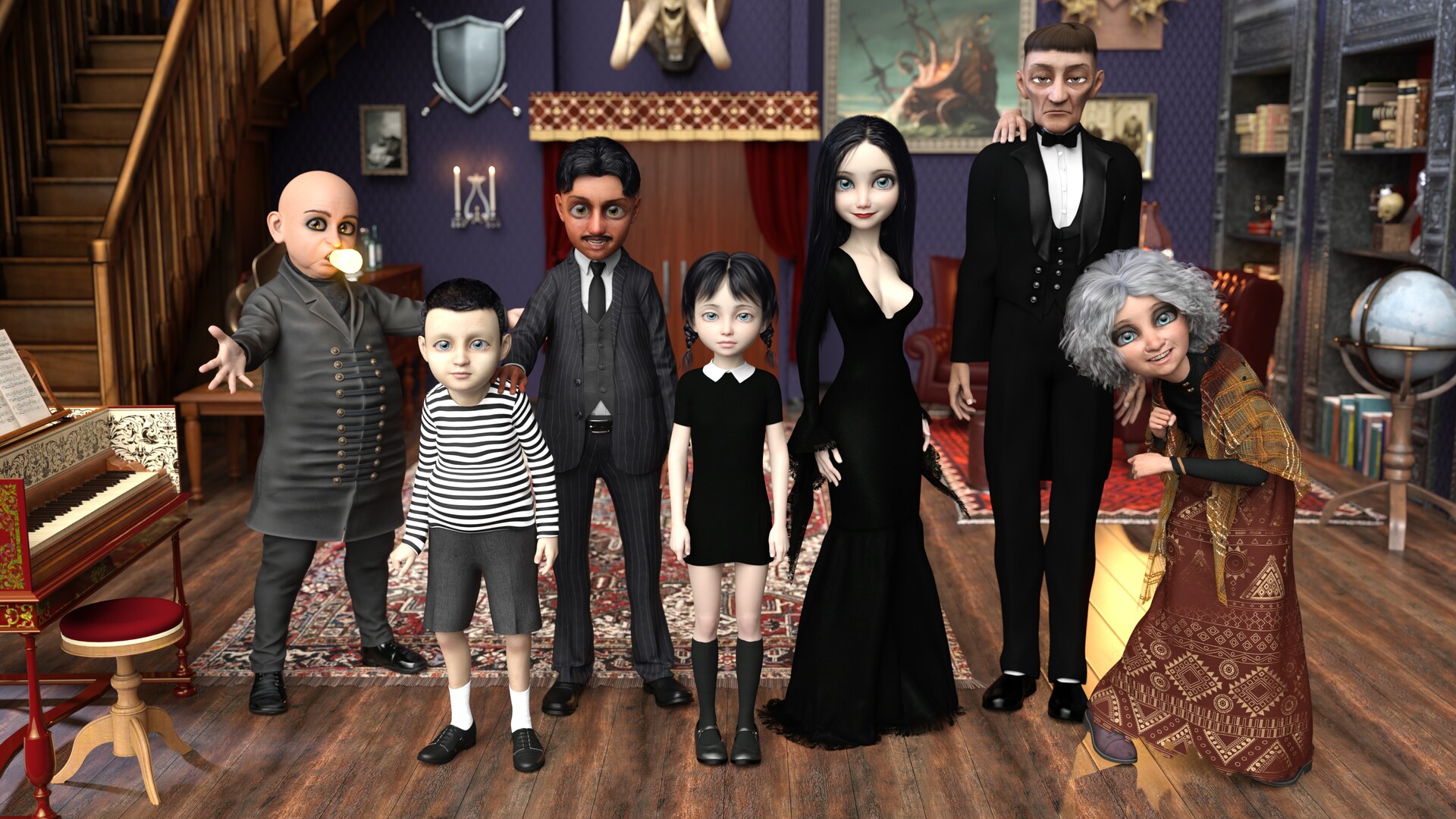 Addams Family Thing by JS-studio