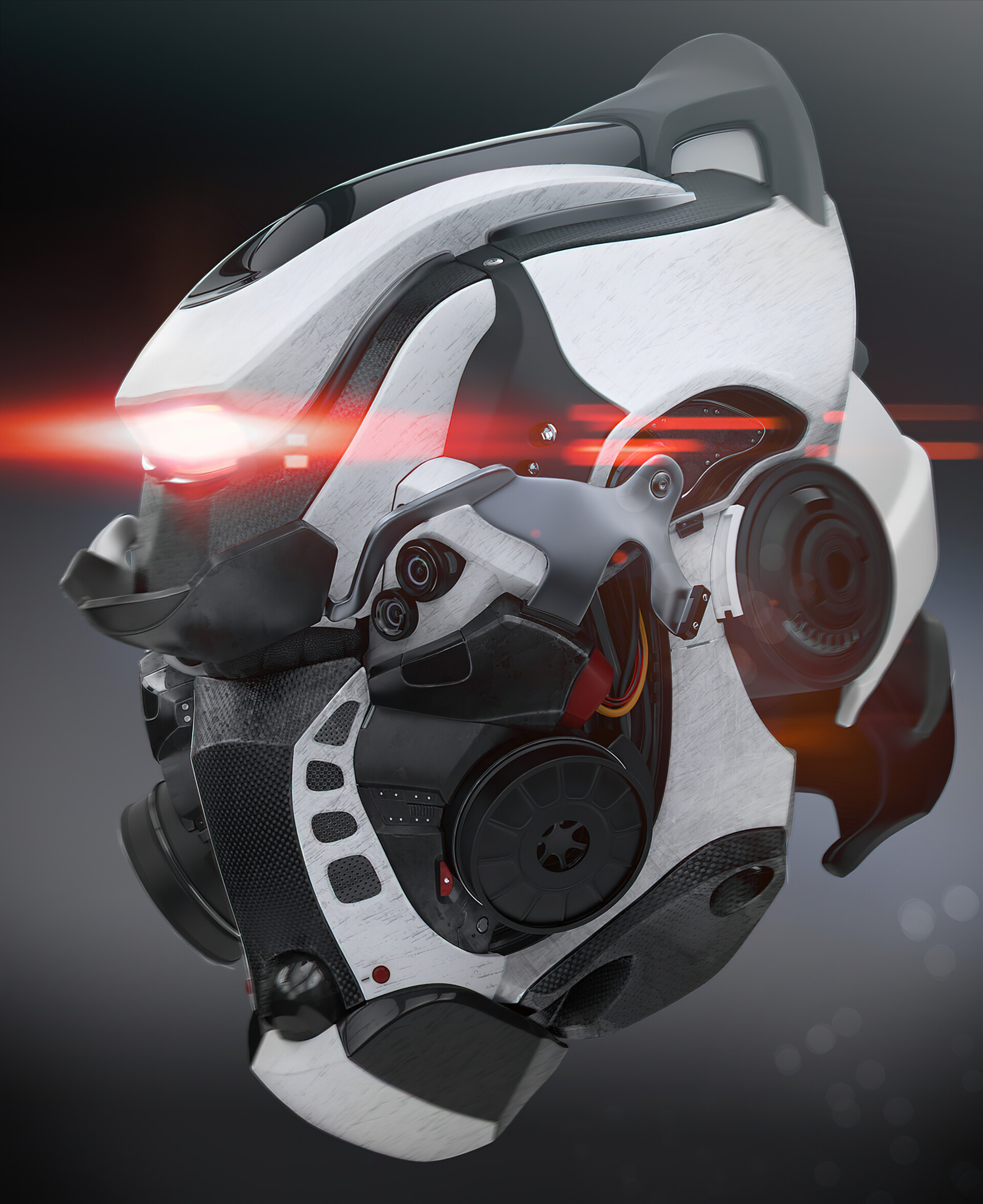Шлем Sci Fi сзади