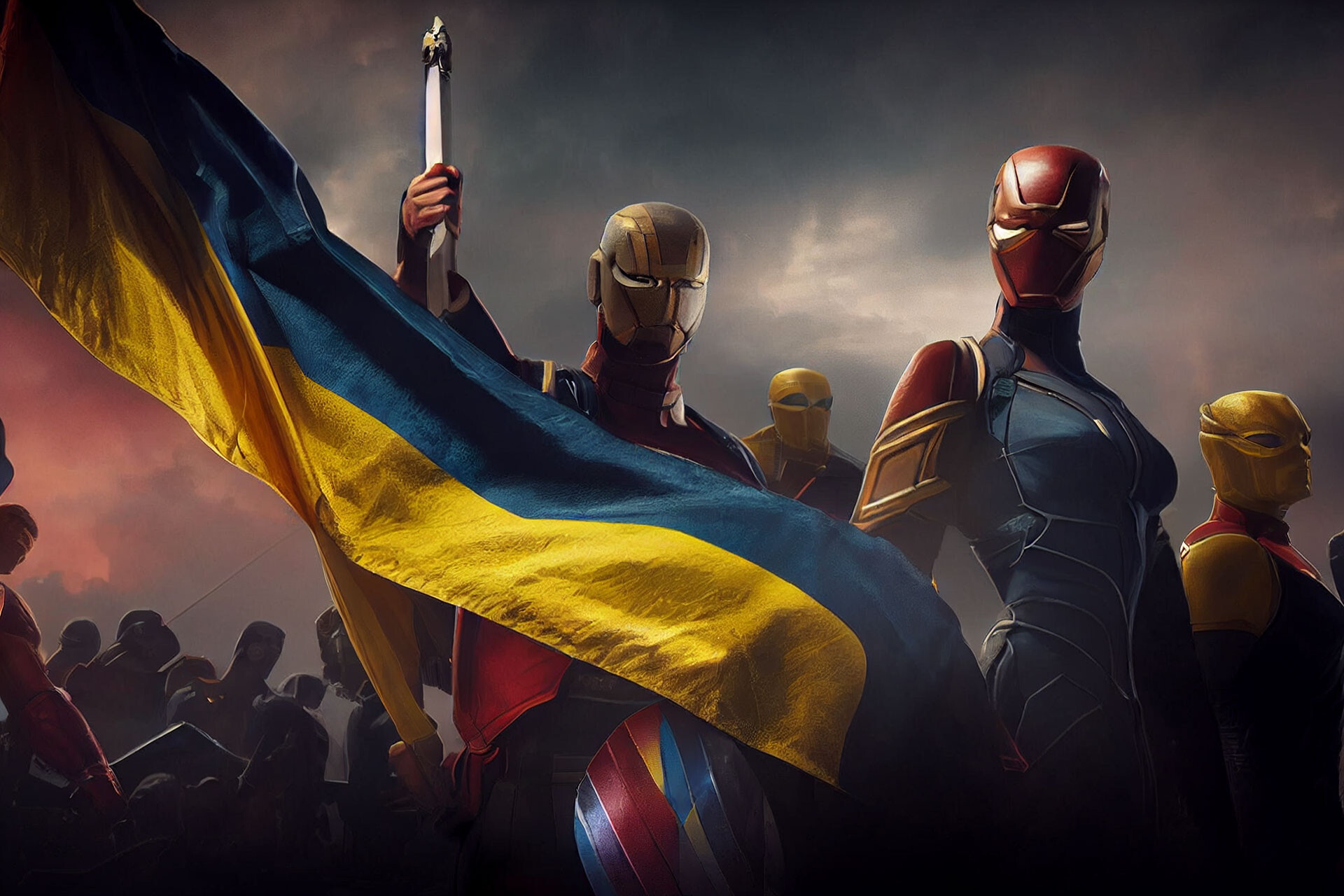 ArtStation - Marvel stand with ukraine! 