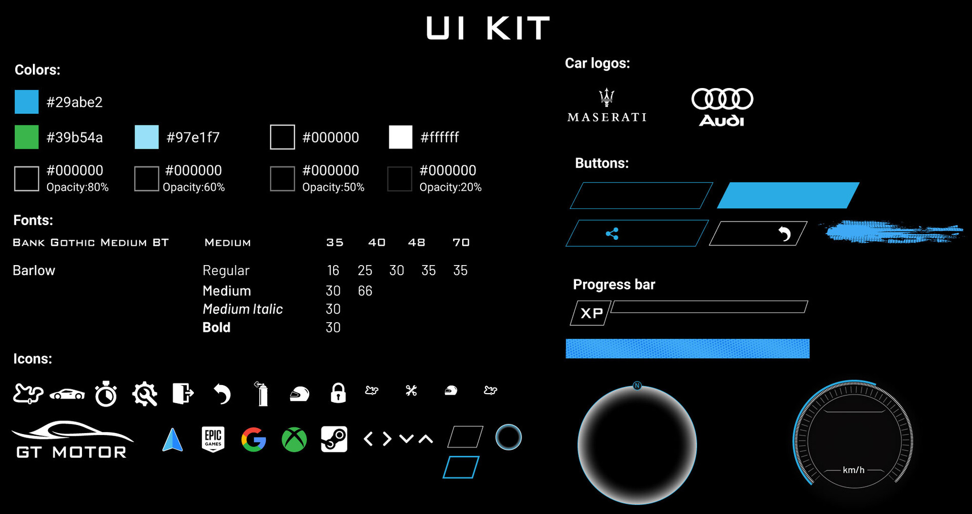 ArtStation - CarX Drift Racing Online UI/UX Redesign Fan Art