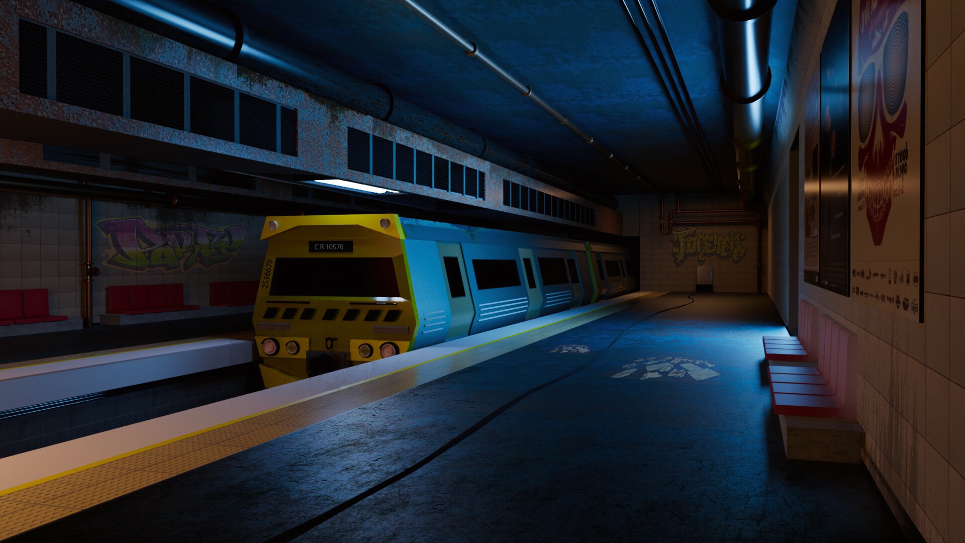 ArtStation - The_Subway_station