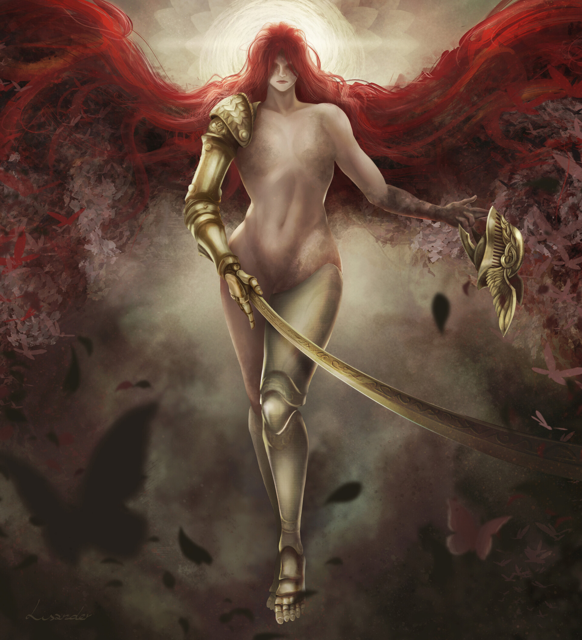 Fan art  Elden Ring - Malenia, Goddess of Rot Artist: AIX-WXY : r