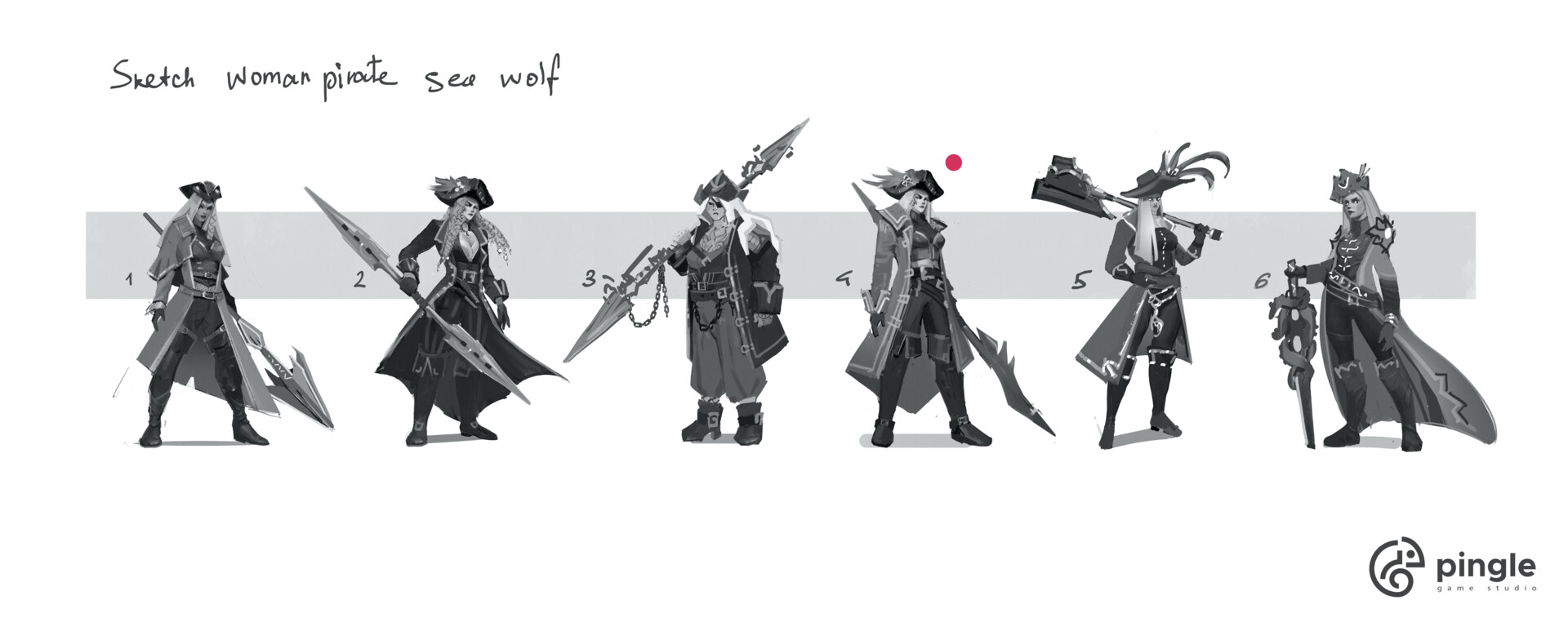 Pingle Studio She's a pirate!