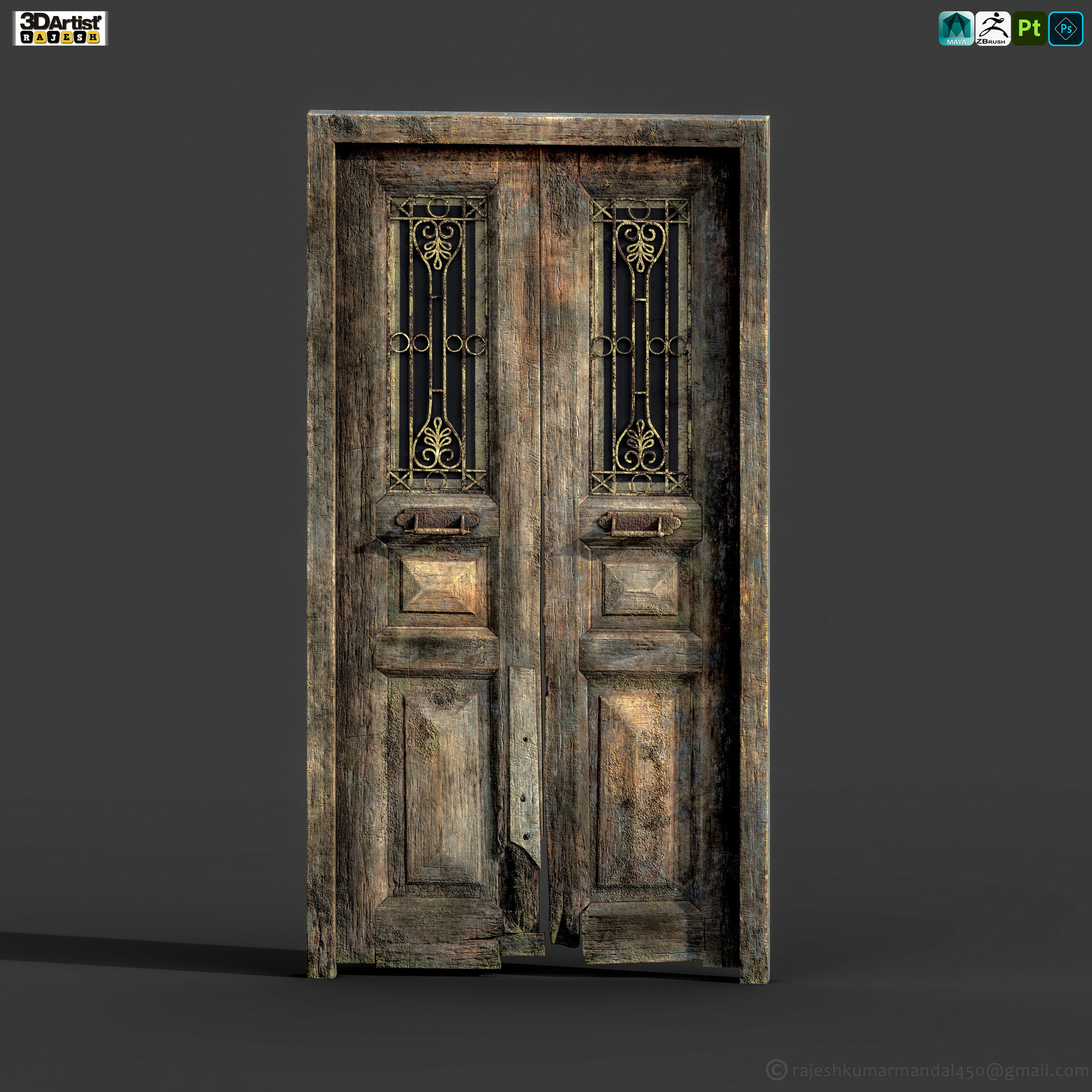 ArtStation Old_Door