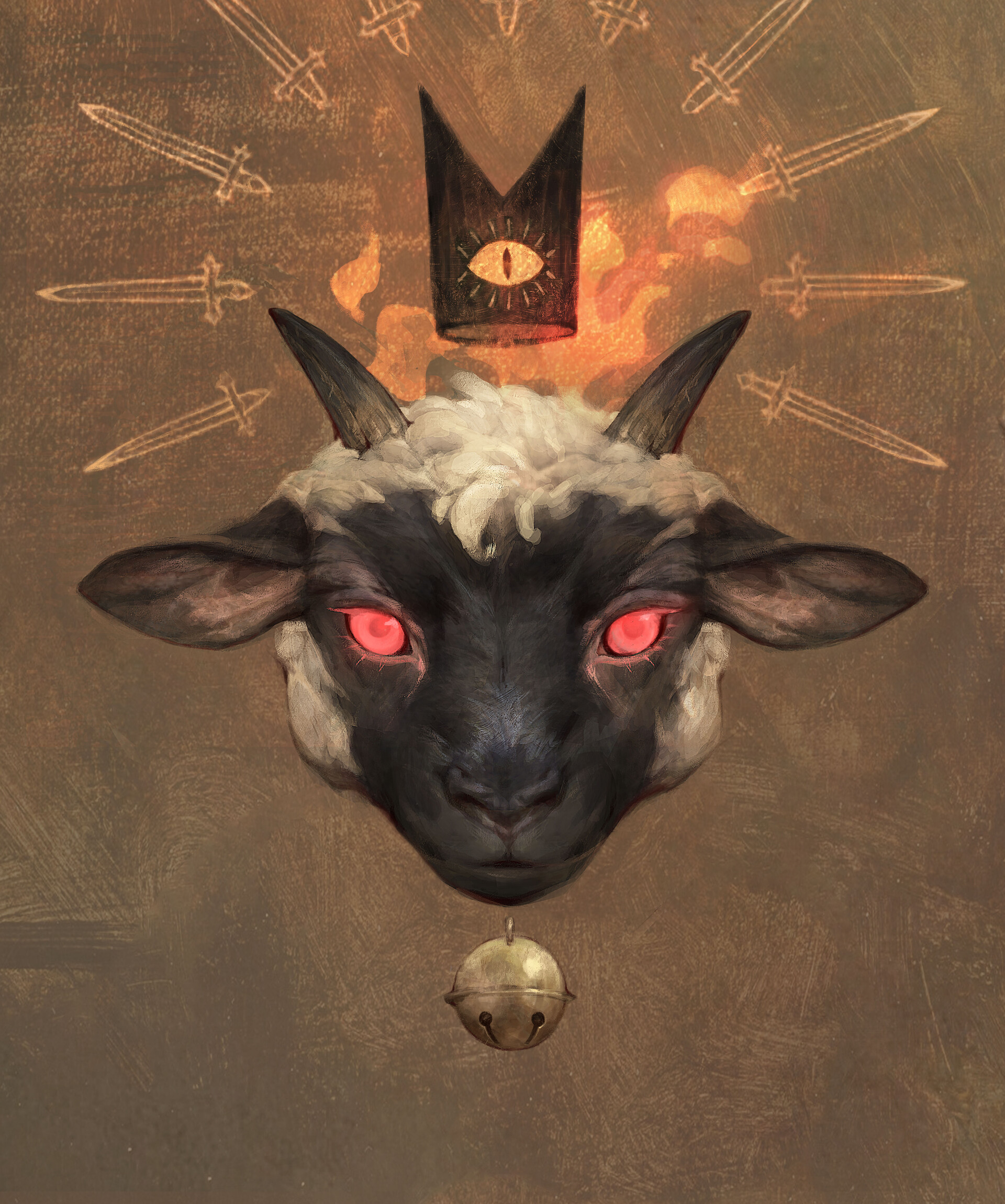 Cult of the Lamb Shadowbox Art