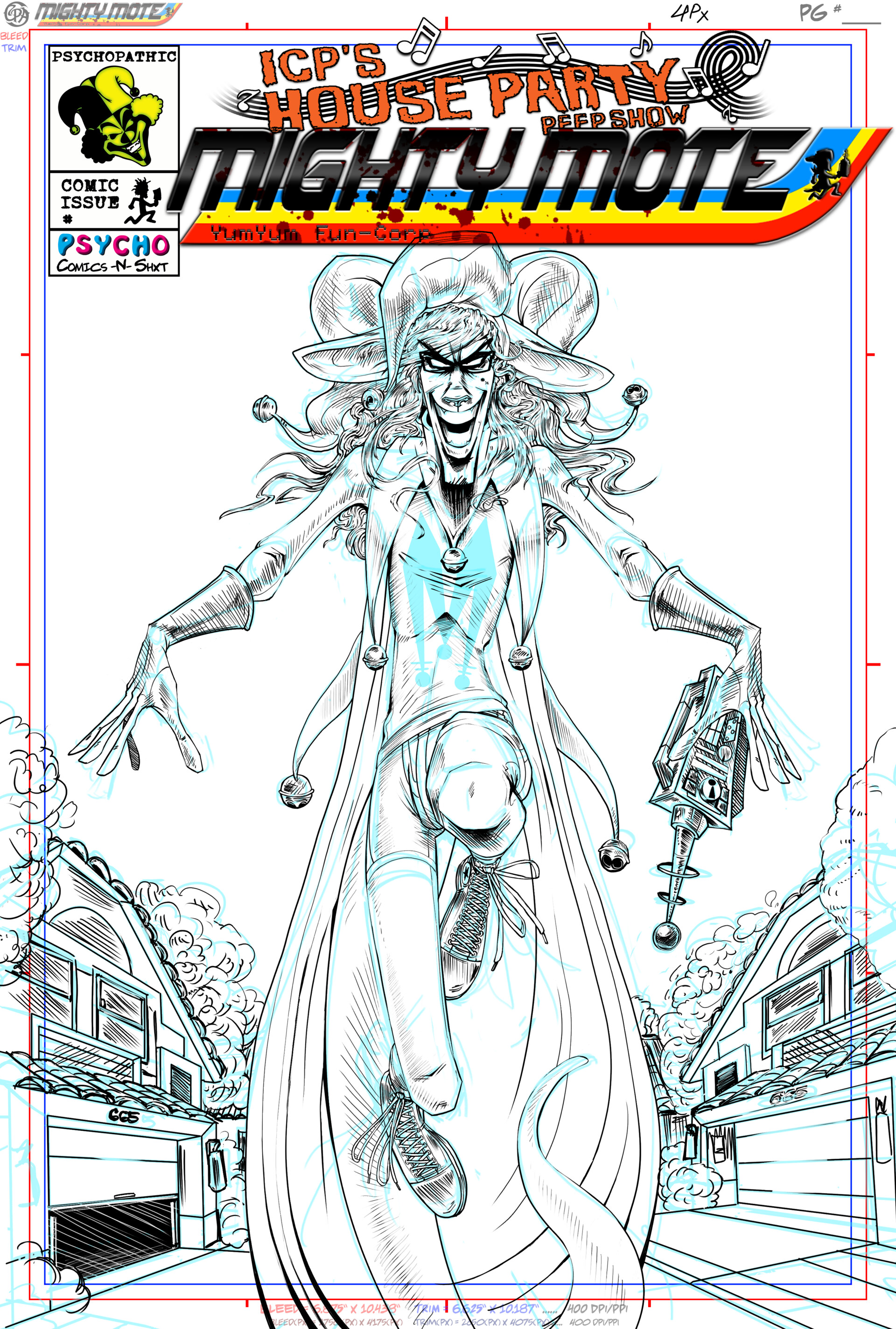 Psychopathic Records Drawings