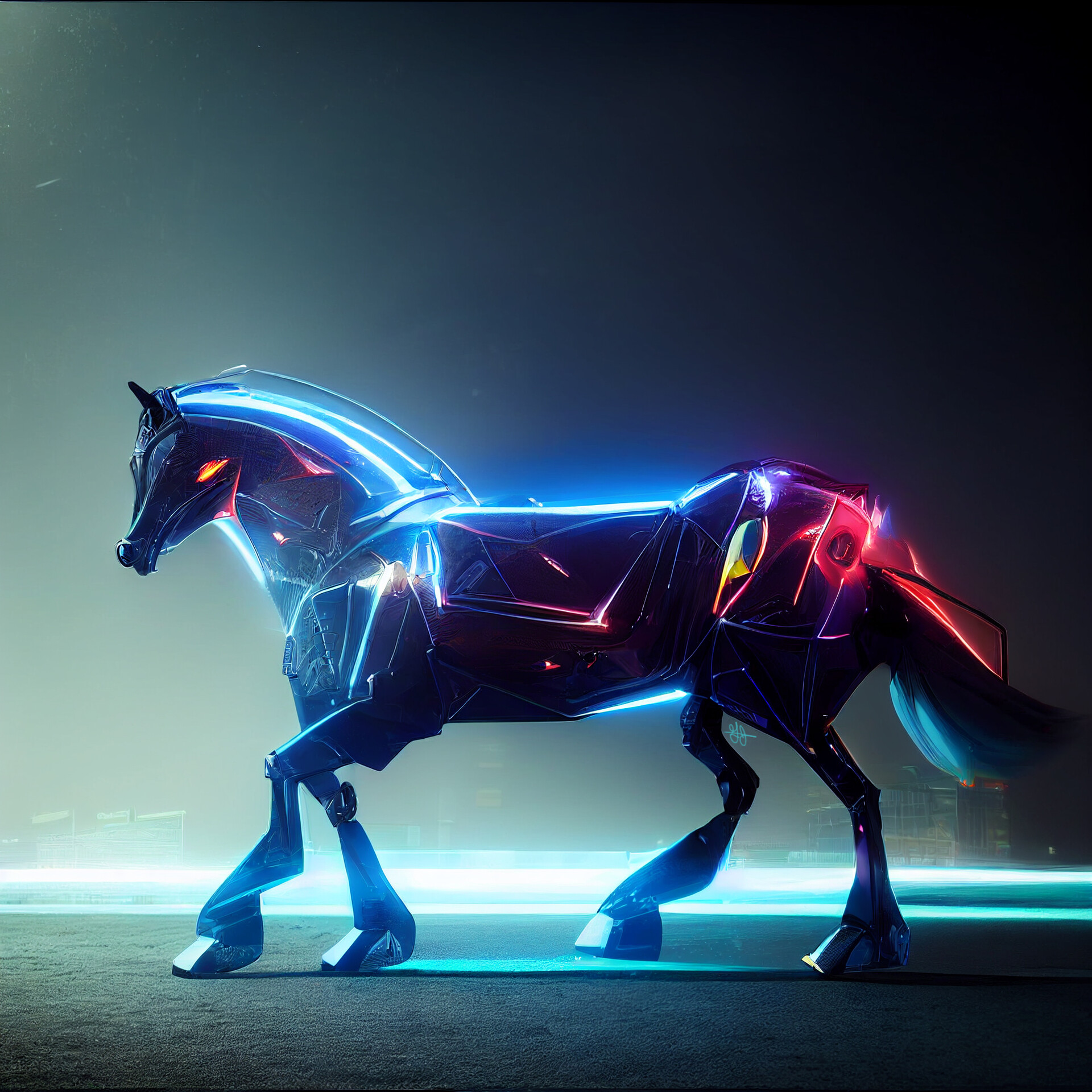 Artstation horse with no name