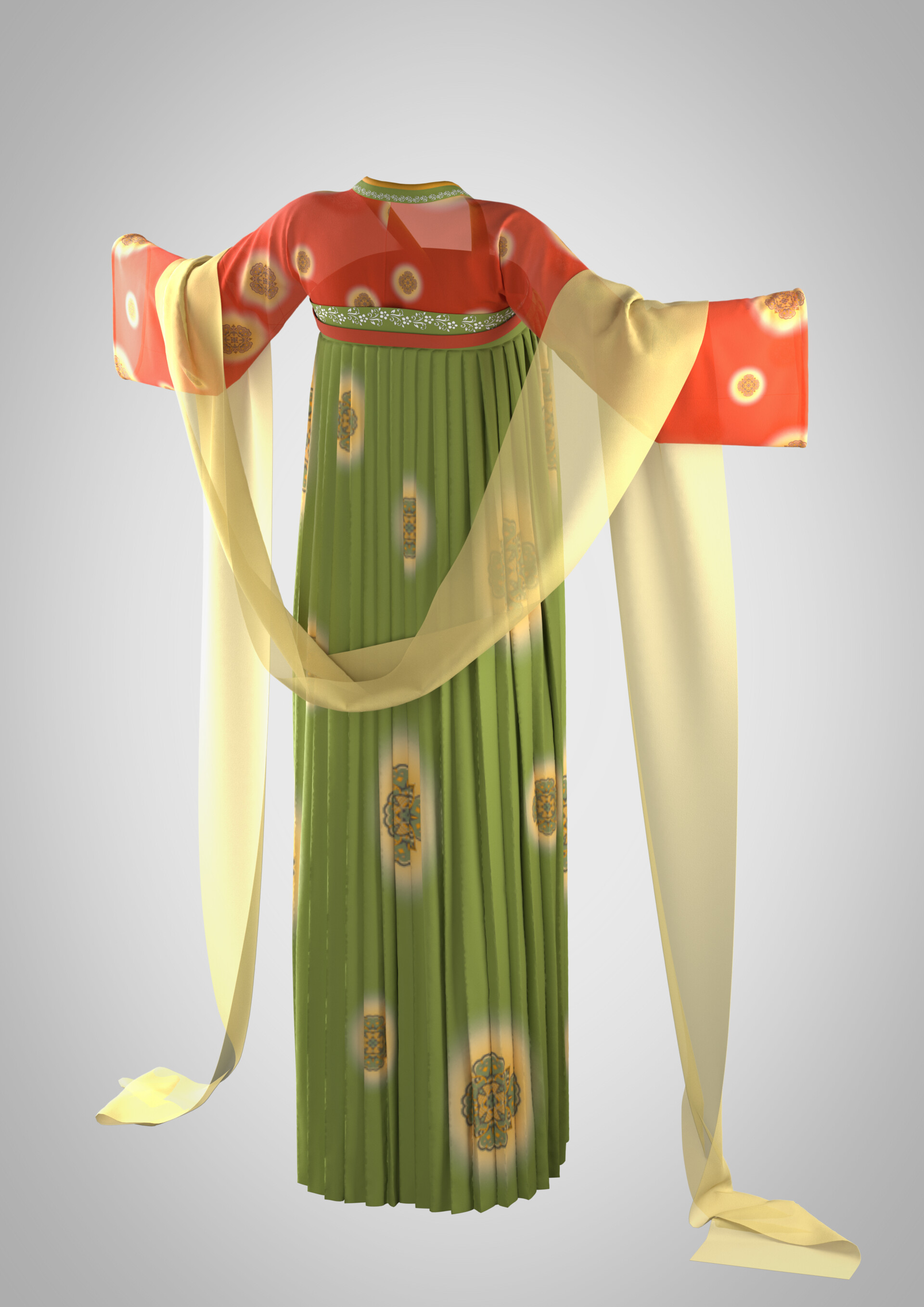 無料クーポン配布 アプリ ArtStation - L/W/P Studio`-Chinese Tang Dynasty costume アート・デザイン・音楽
