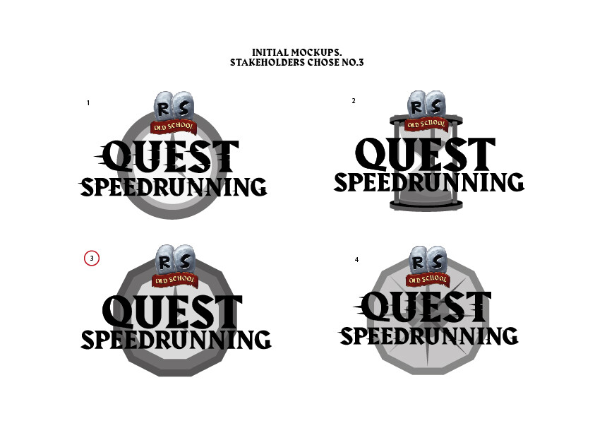 ArtStation - OSRS Quest Speedrunning Logo