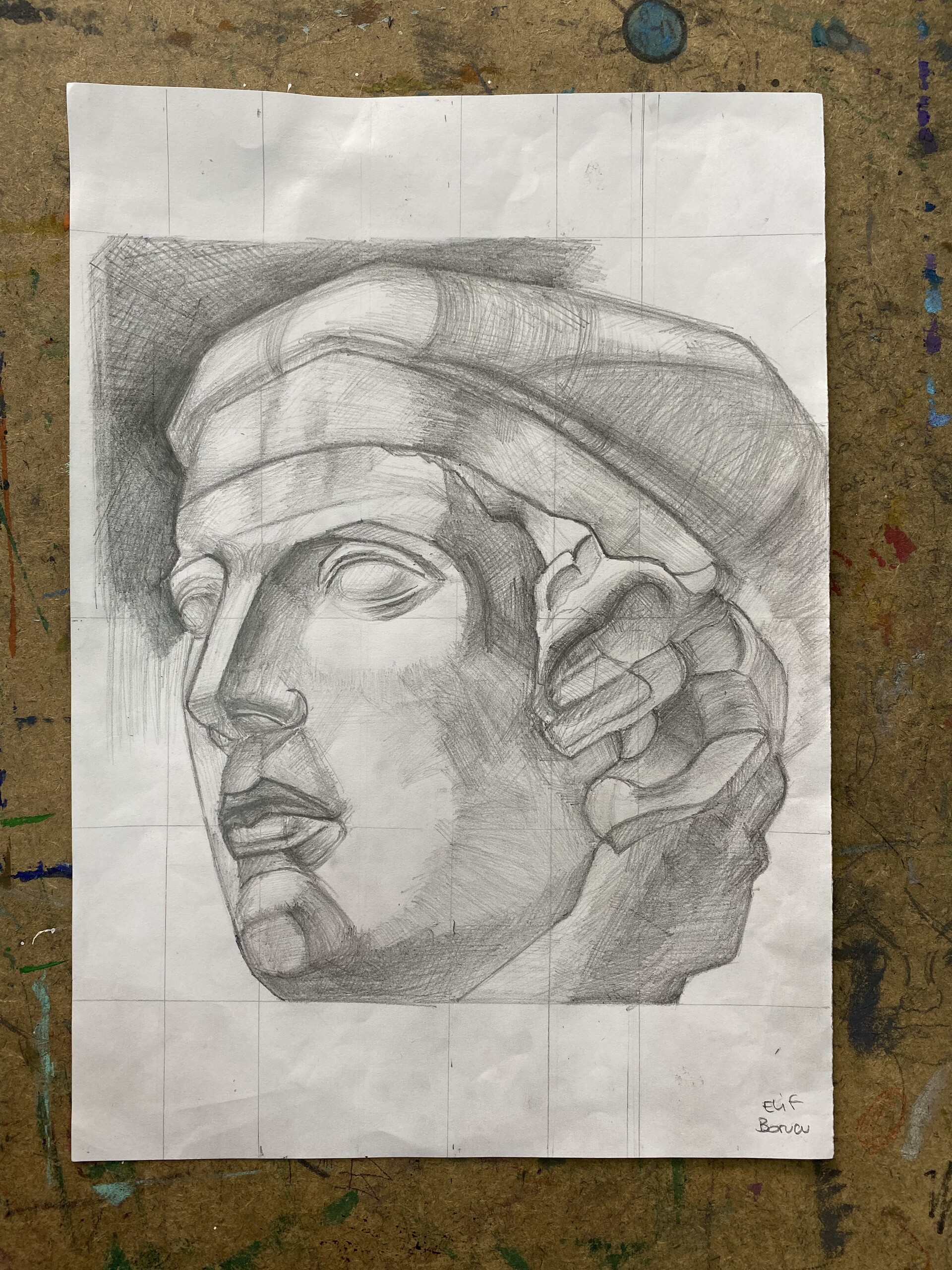 Vector drawing of an ancient greek sculpture  Stock Image  Everypixel