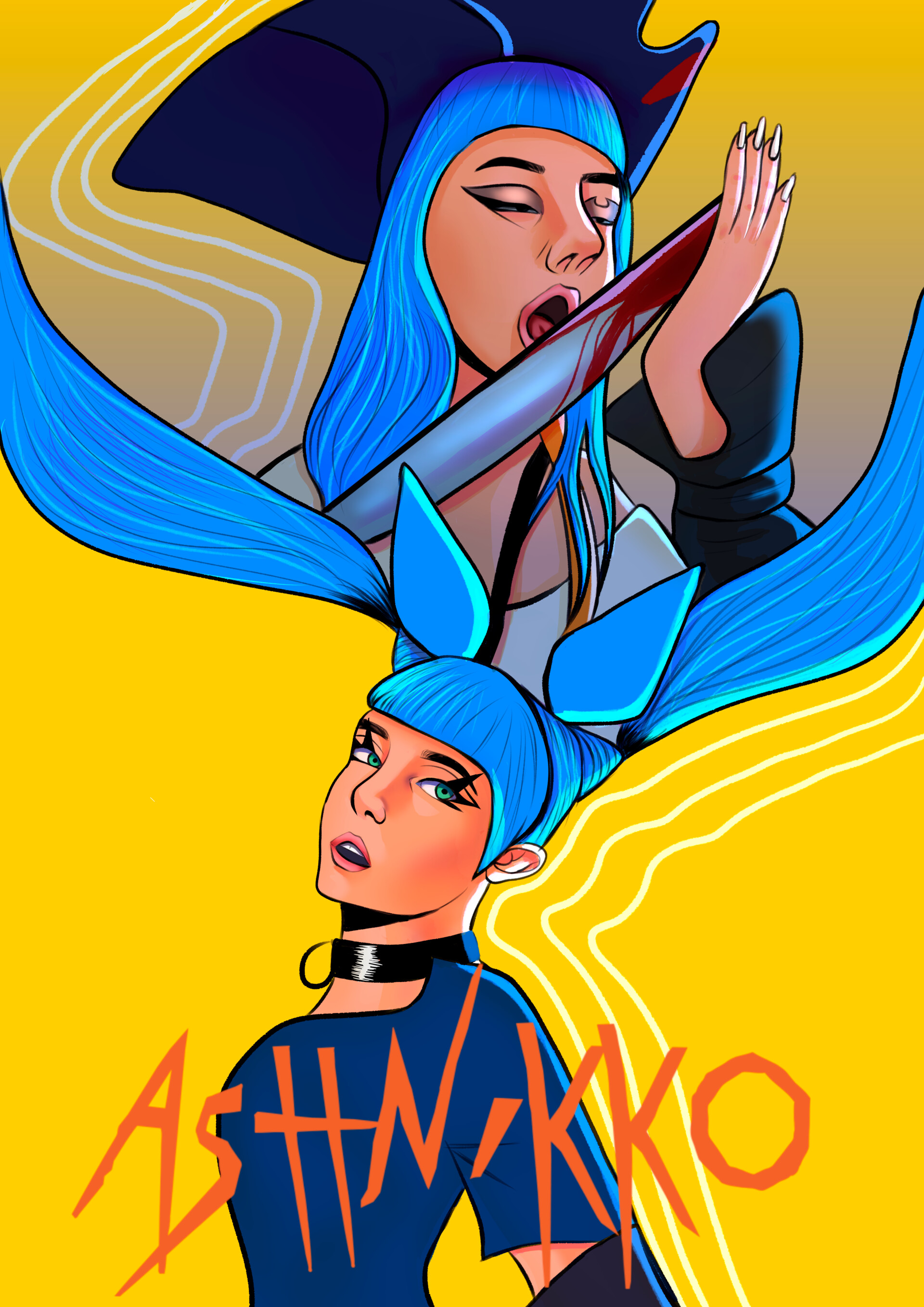 ArtStation Fan art Ashnikko